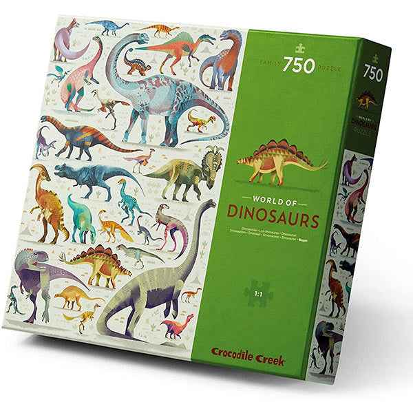 Crocodile Creek World of Dinosaurs 750-piece puzzle