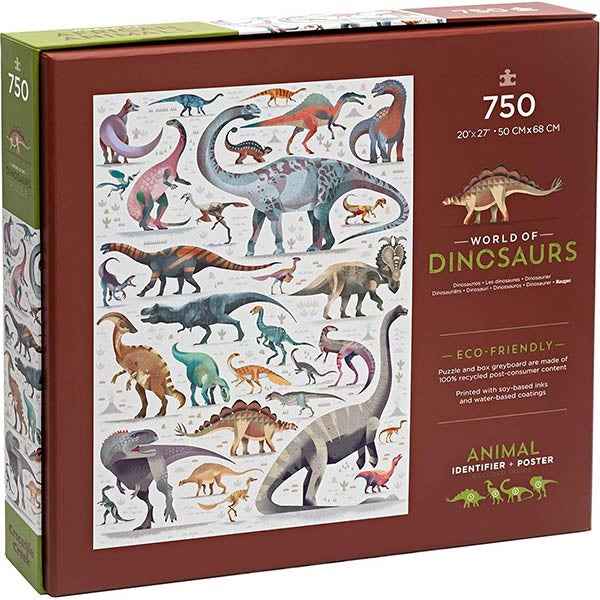 Crocodile Creek World of Dinosaurs 750-piece puzzle