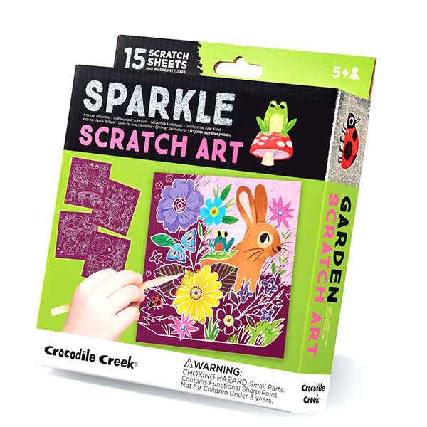 Crocodile Creek Sparkle Garden Scratch Cards