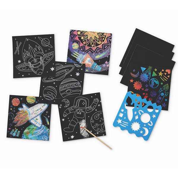 Crocodile Creek Sparkle Scratch Cards Space Explorer