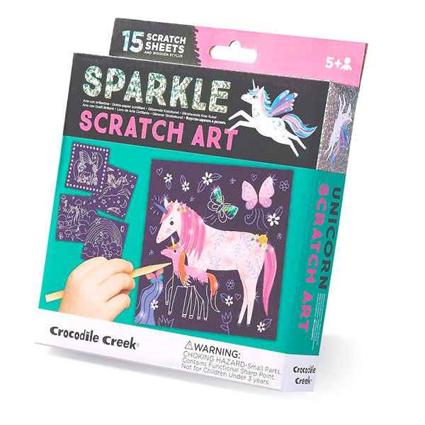 Crocodile Creek Sparkle Unicorn Scratch Cards