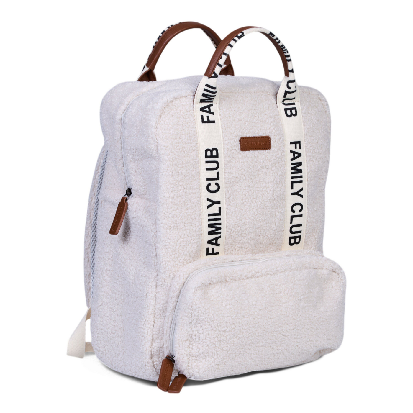 Childhome | Verzorgingstas Family Club Rugzak Signature Teddy Ecru