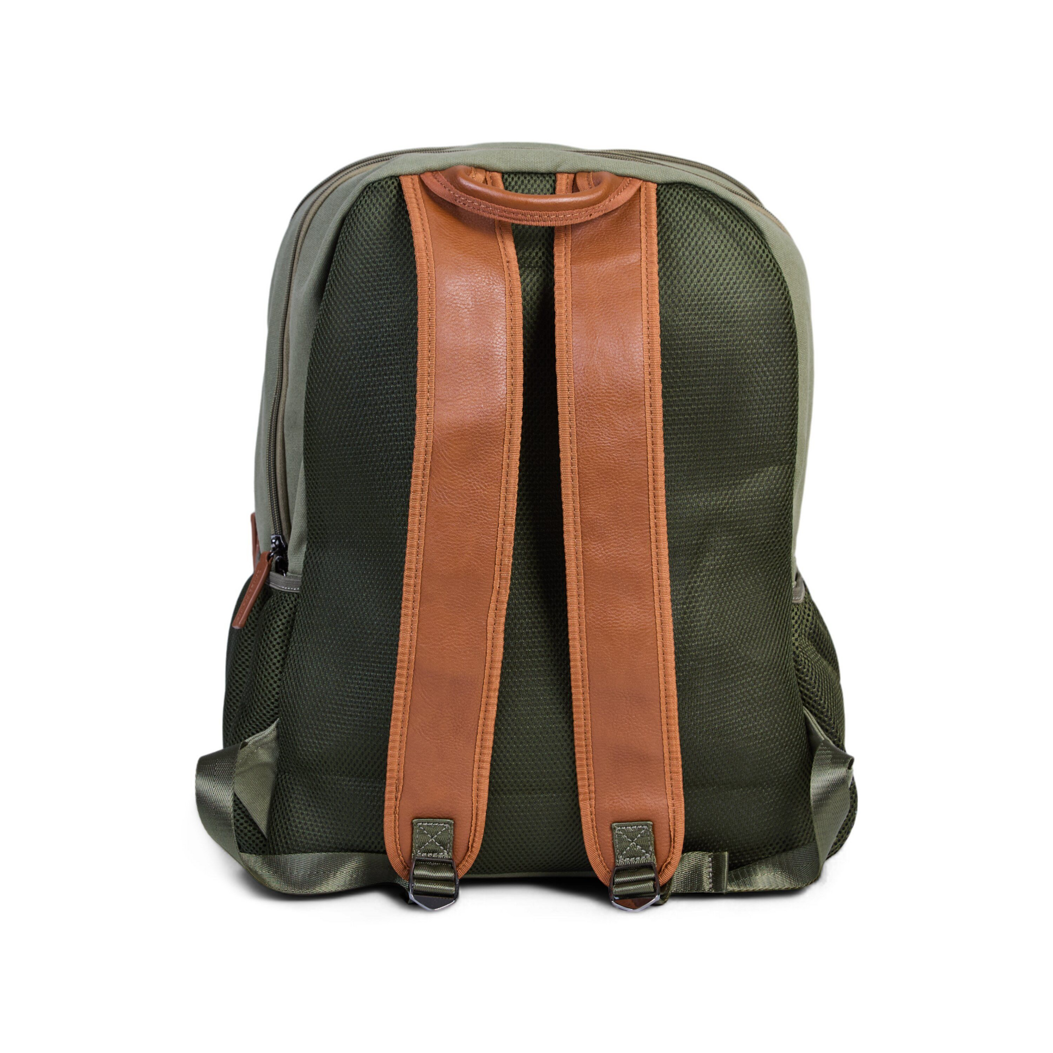 Childhome | Verzorgingstas Backpack Daddy Bag Canvas Kaki +luiermat