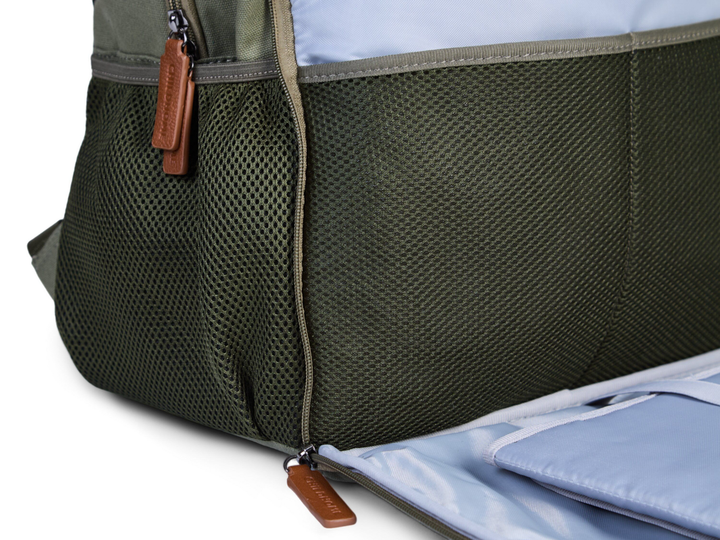 Childhome | Verzorgingstas Backpack Daddy Bag Canvas Kaki +luiermat