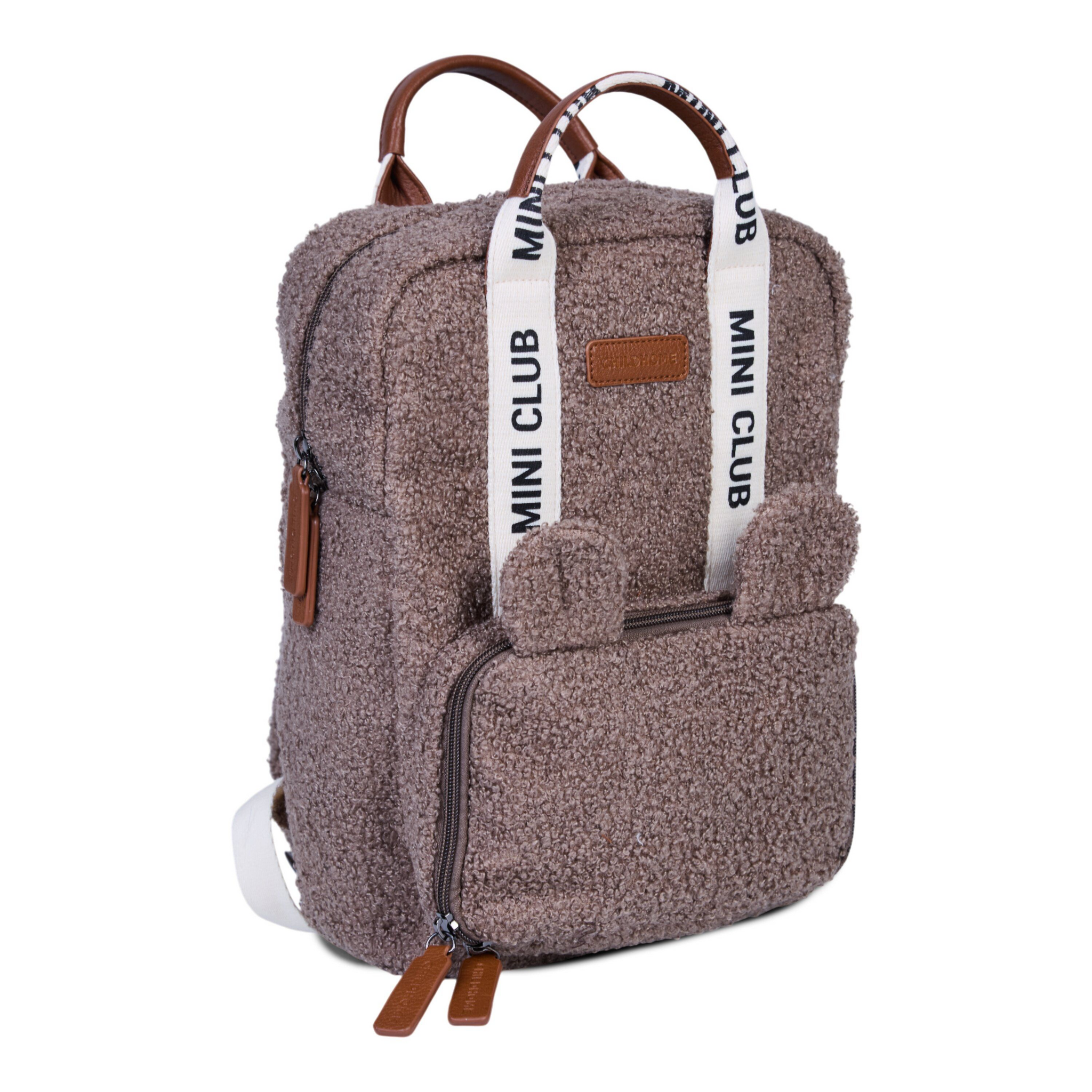 Childhome | Rugzak Mini Club Signature Teddy Zacht Bruin