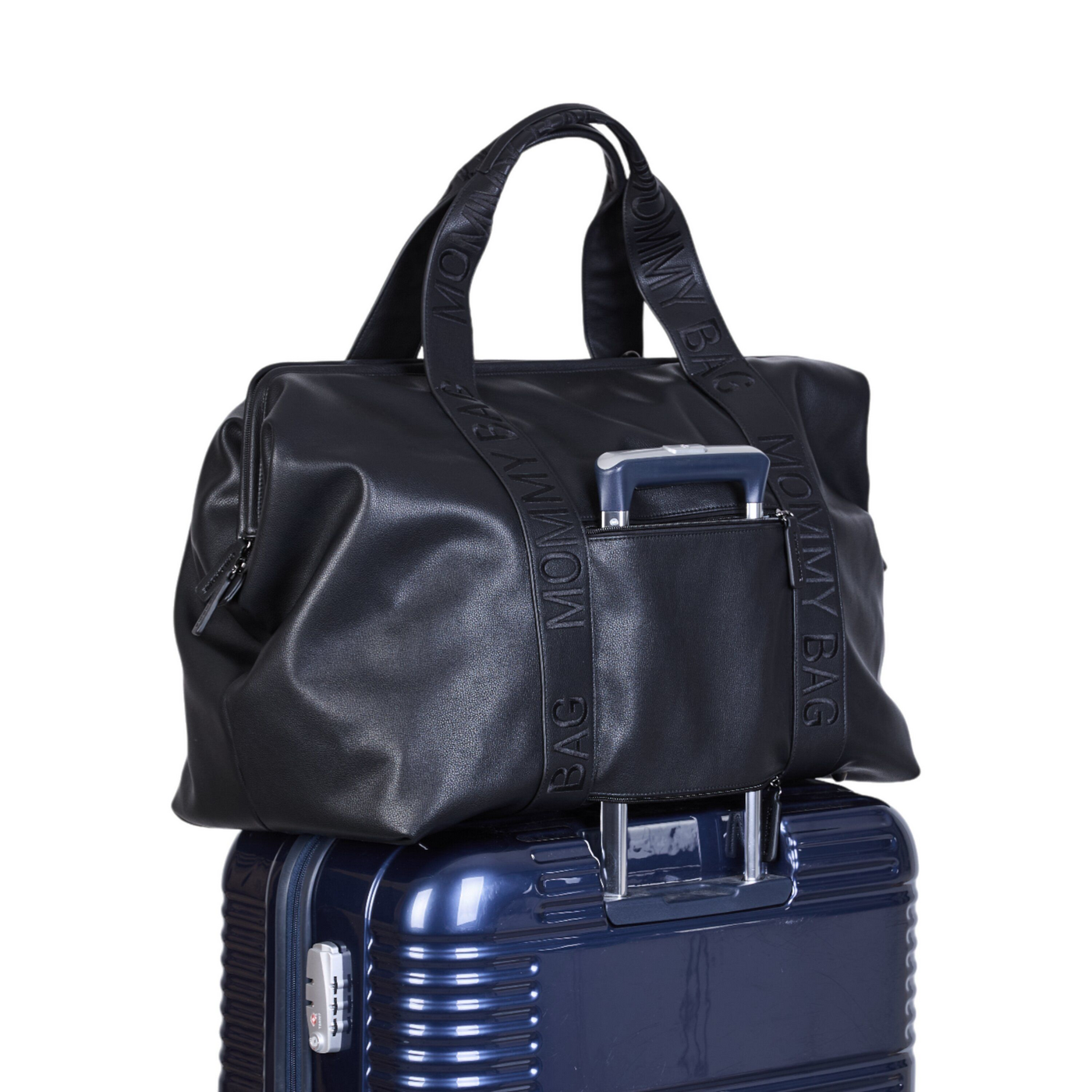 Childhome | Verzorgingstas Mommy Bag Signature Simili Leder Black