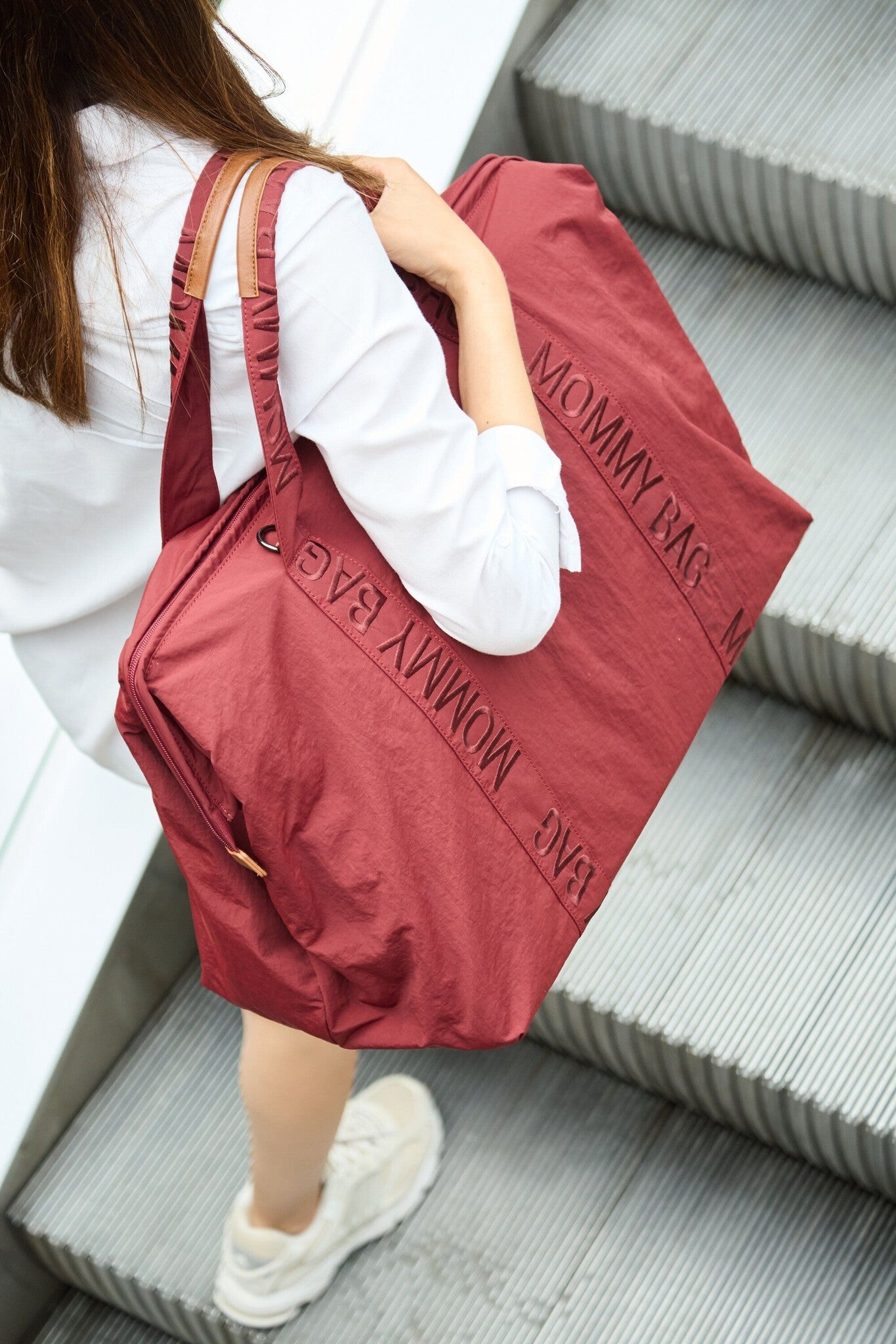 Childhome | Verzorgingstas Mommy Bag Signature Urban Bordeaux