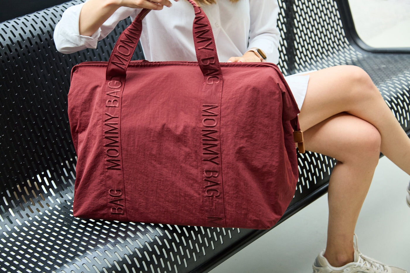 Childhome | Verzorgingstas Mommy Bag Signature Urban Bordeaux
