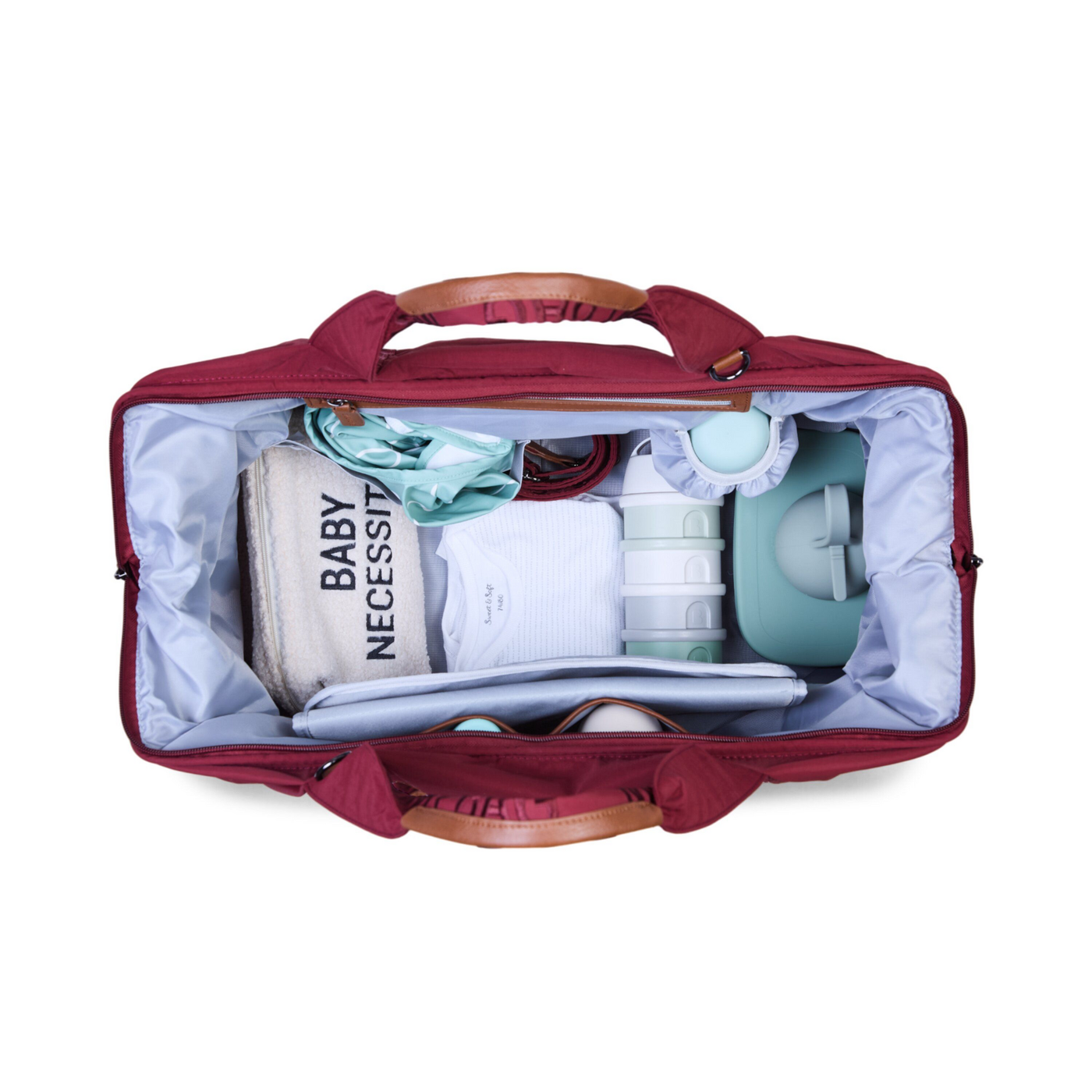 Childhome | Verzorgingstas Mommy Bag Signature Urban Bordeaux