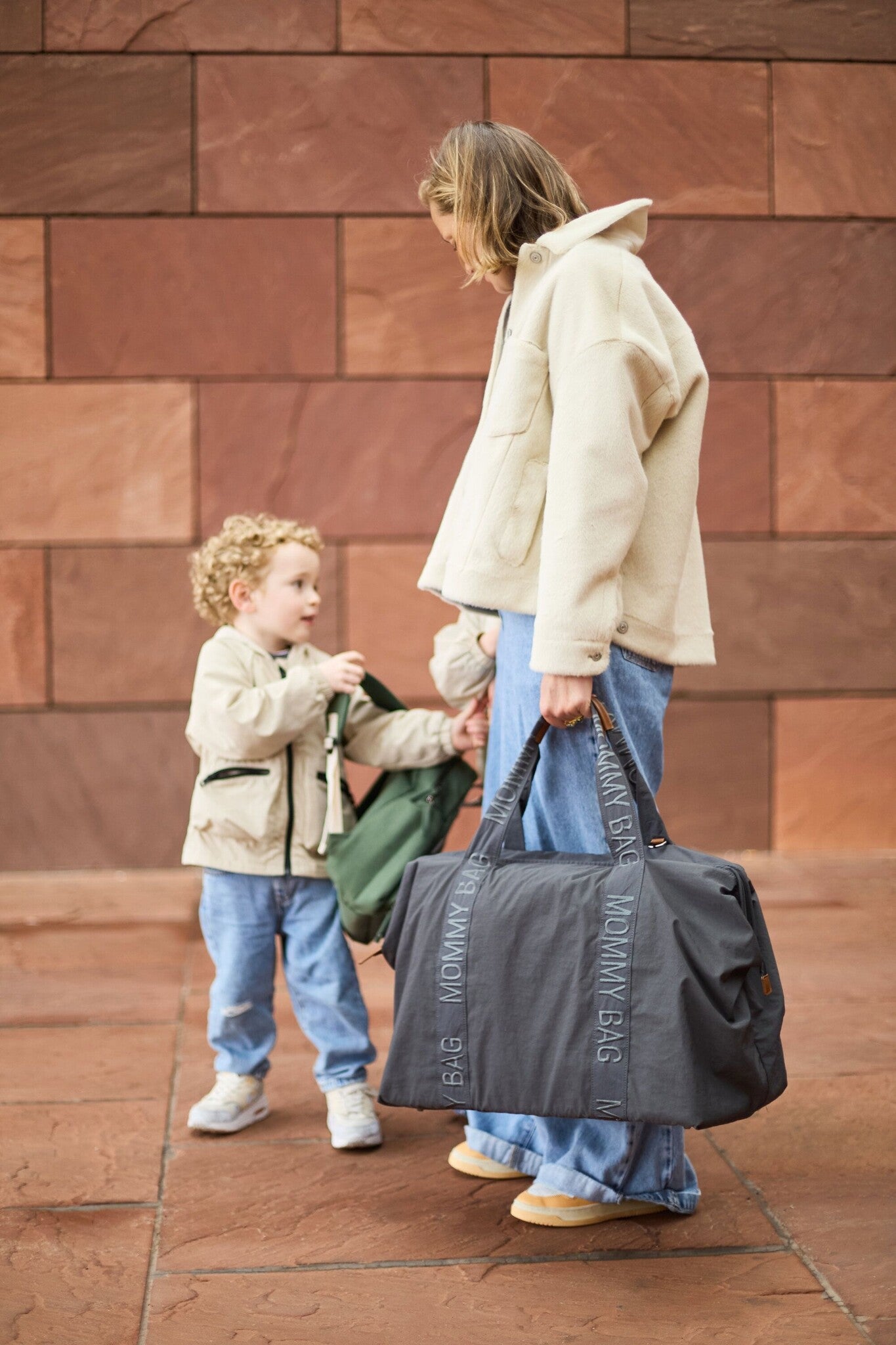 Childhome | Verzorgingstas Mommy Bag Signature Urban Antraciet