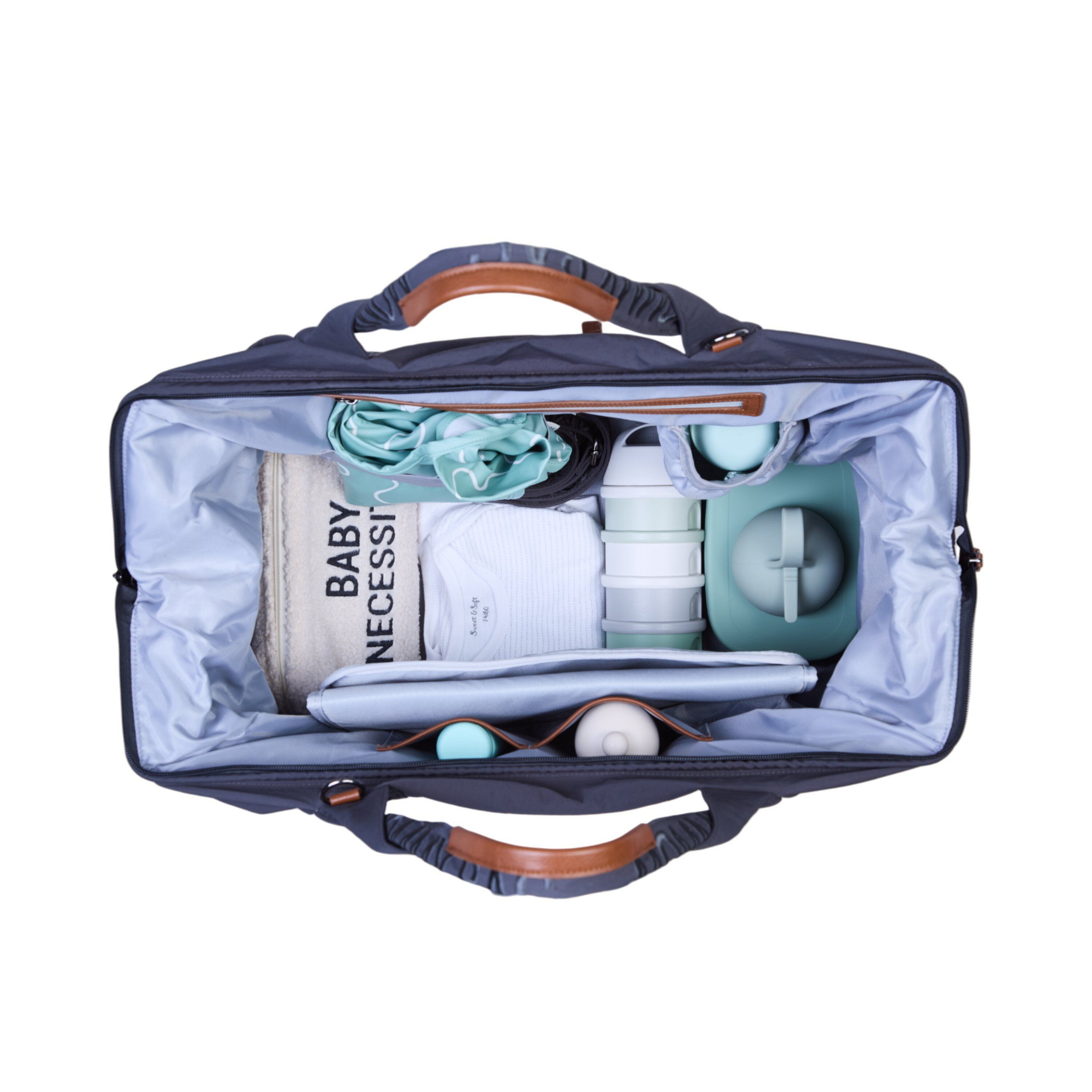 Childhome | Verzorgingstas Mommy Bag Signature Urban Antraciet
