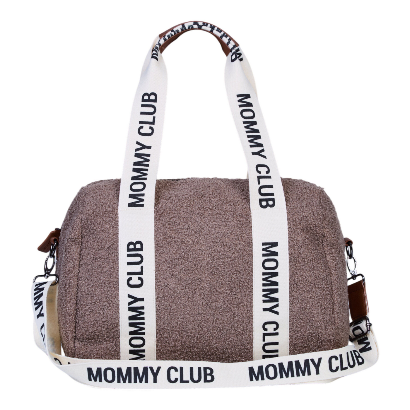 Childhome | Verzorgingstas Mommy Club Signature Teddy Zacht Bruin