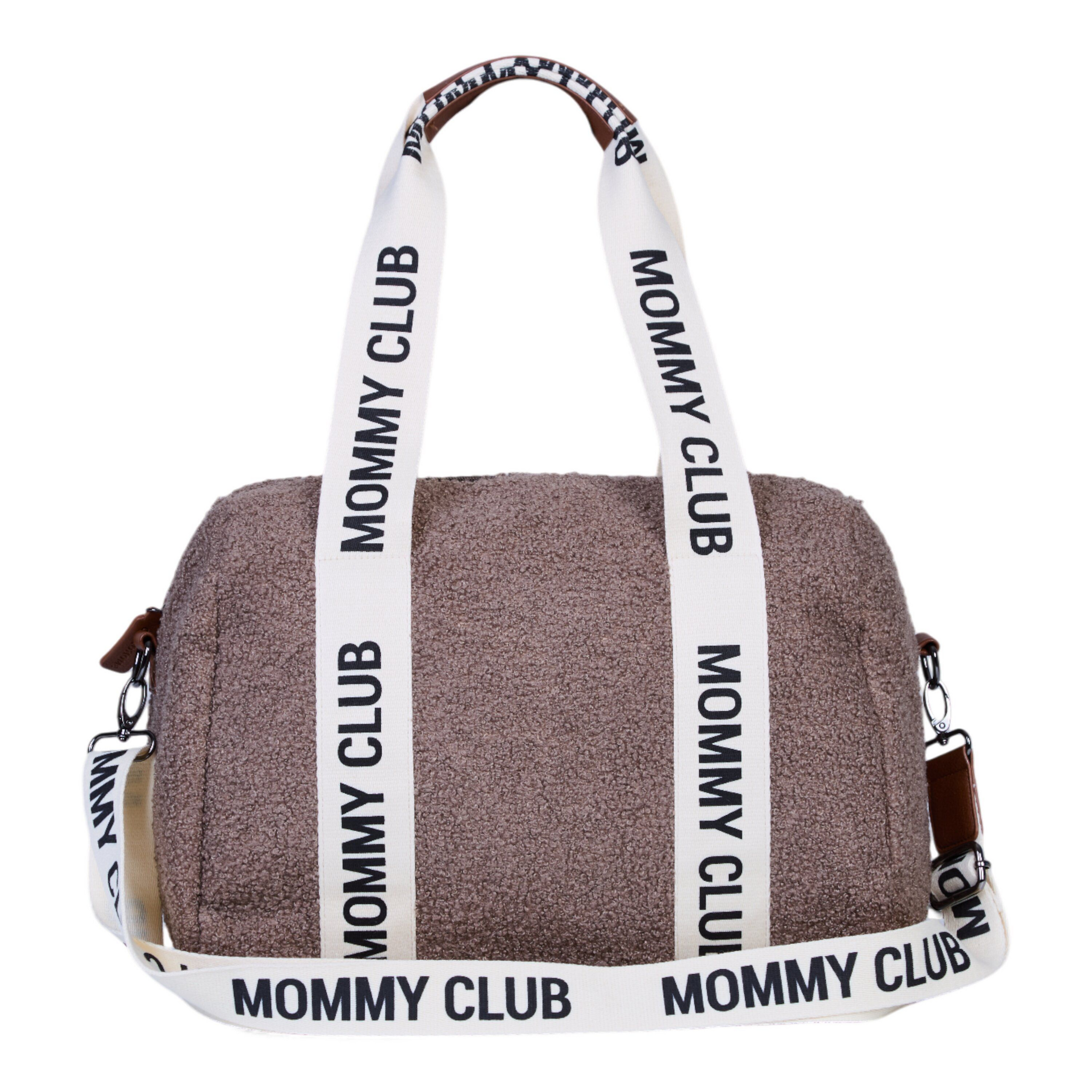 Childhome | Verzorgingstas Mommy Club Signature Teddy Zacht Bruin