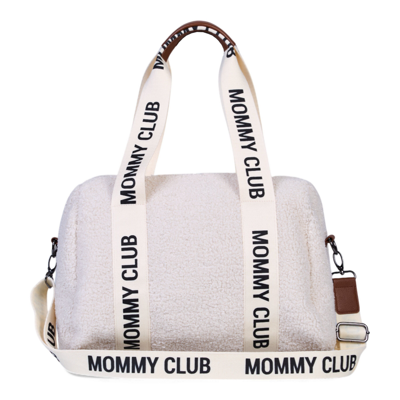 Childhome | Verzorgingstas Mommy Club Signature Teddy Ecru