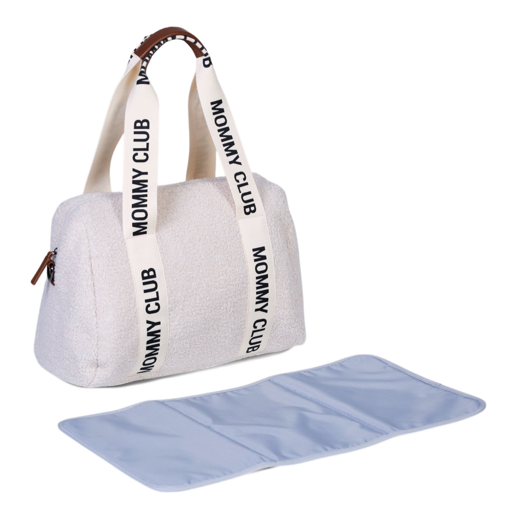 Childhome | Verzorgingstas Mommy Club Signature Teddy Ecru