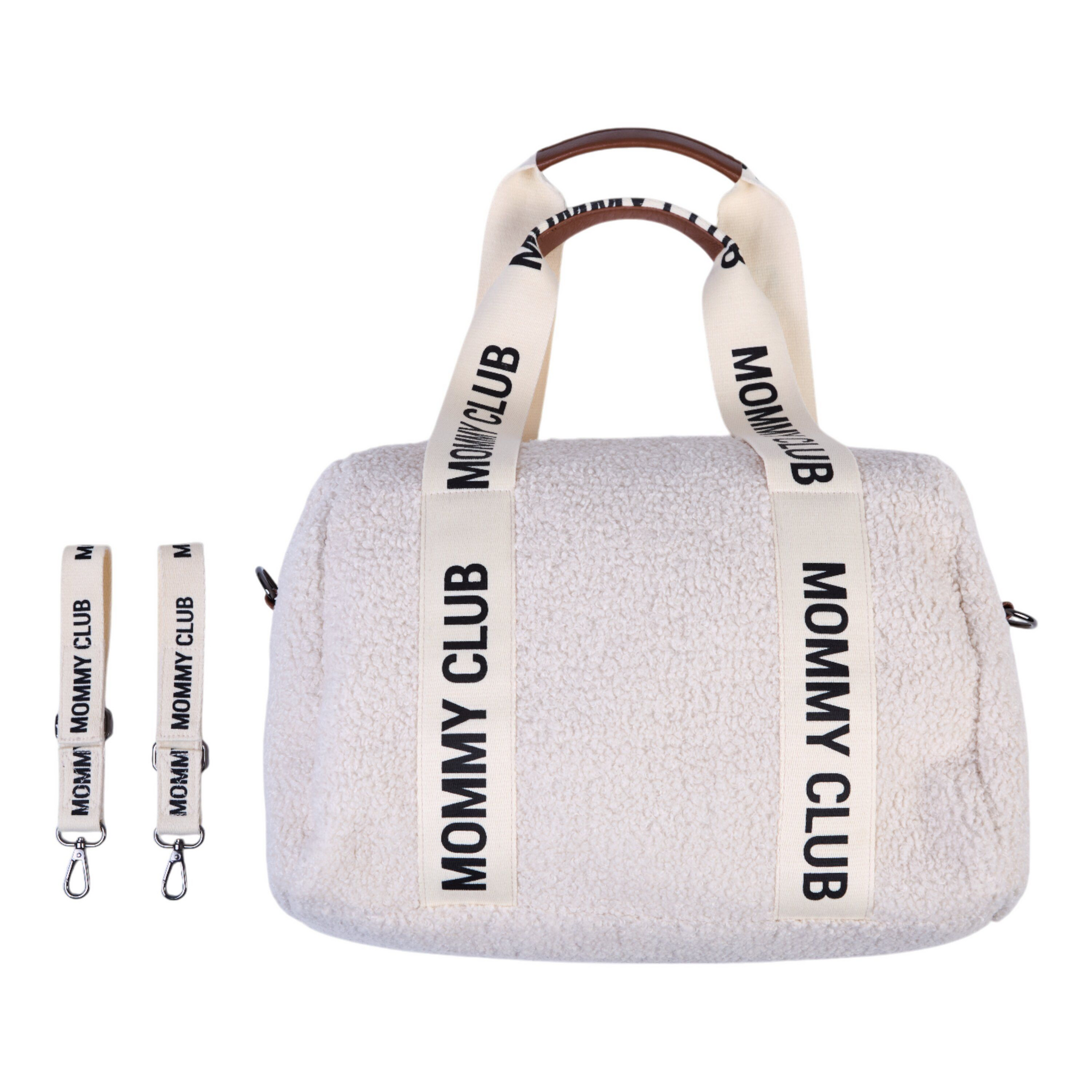 Childhome | Verzorgingstas Mommy Club Signature Teddy Ecru