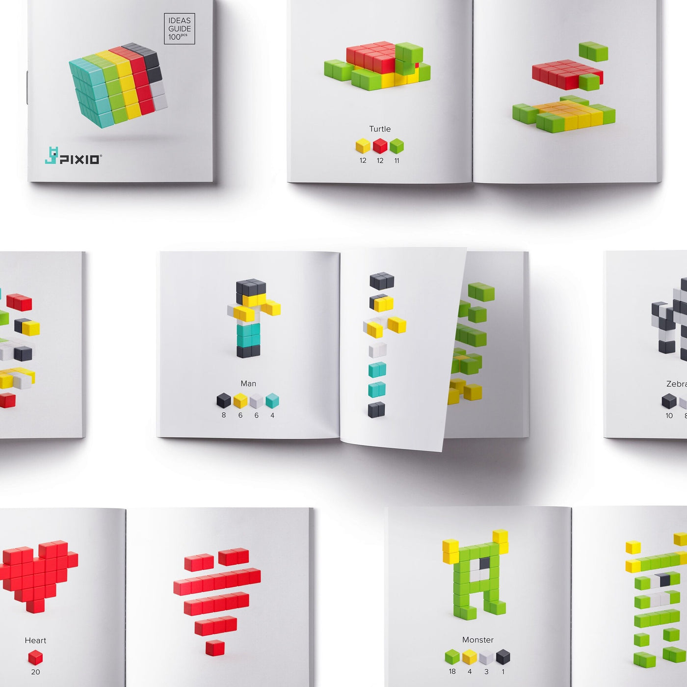 Pixio | Magnetische Blokken Design Series PIXIO-100 100 Stuks