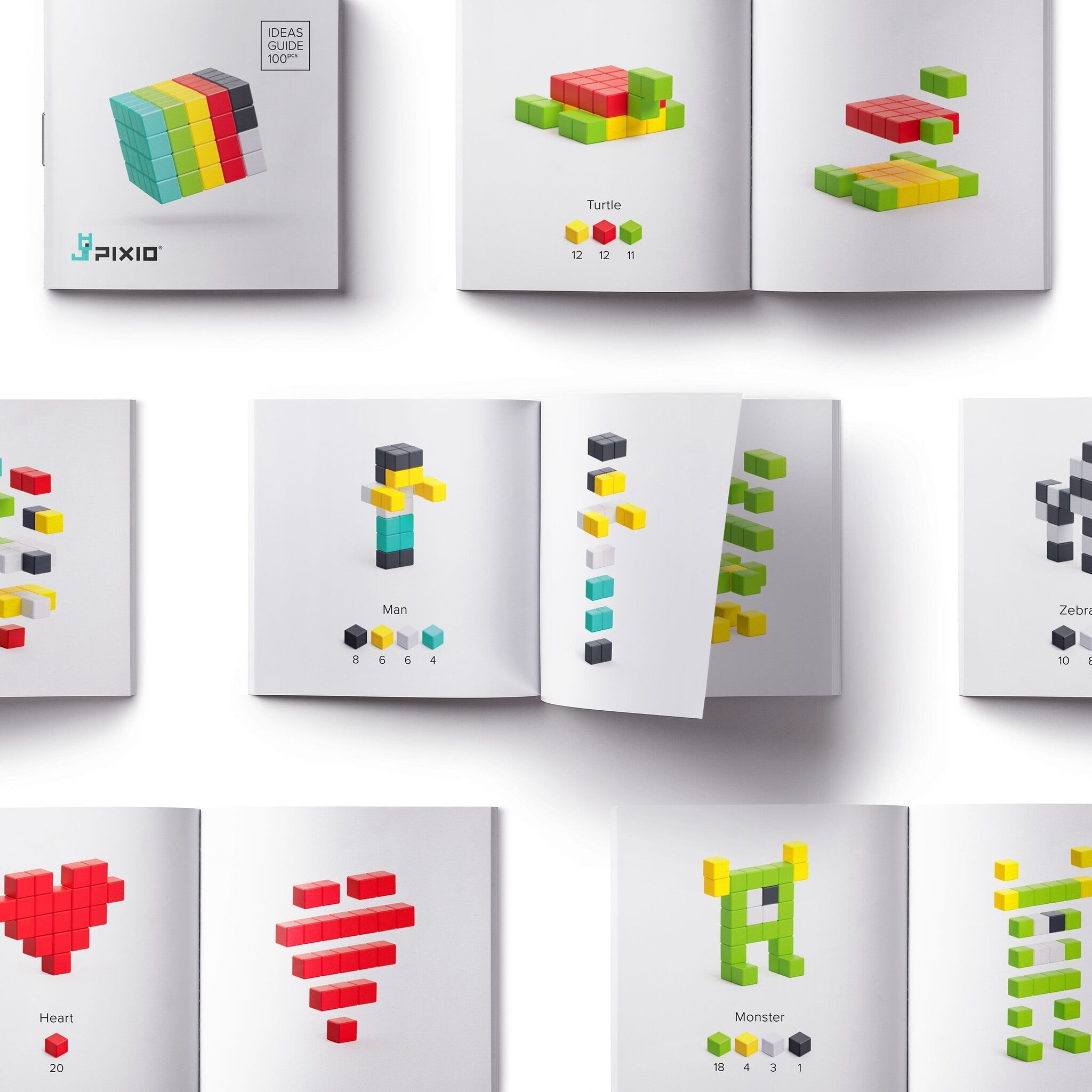 Pixio | Magnetische Blokken Design Series PIXIO-100 100 Stuks