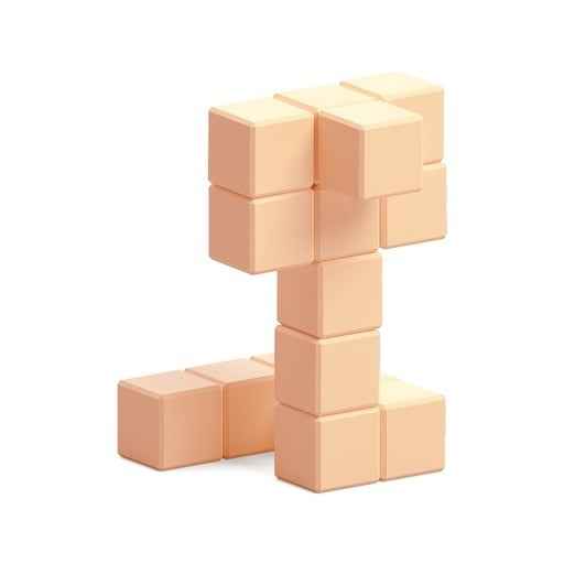 Pixio | Magnetische Blokken Color Series Tan Cobra 15 Stuks