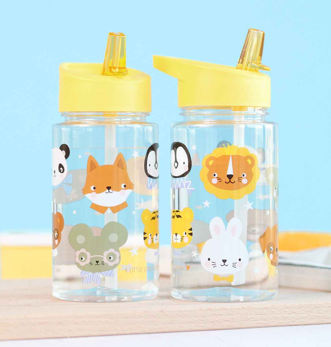 A Little Lovely Company | Animal Friends Water Bottle