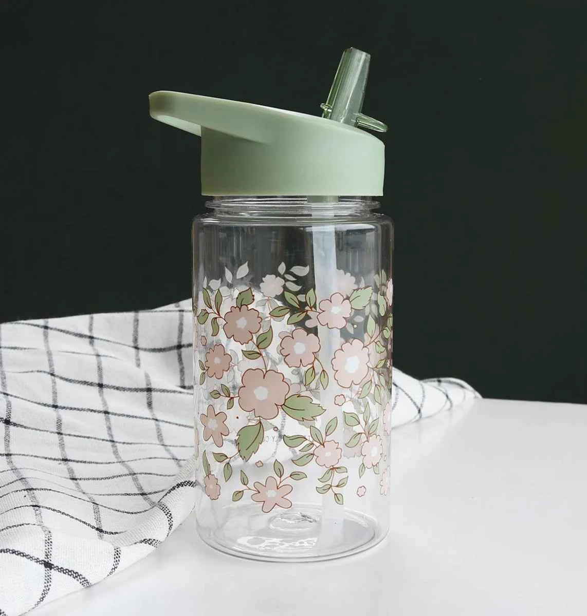A Little Lovely Company | Drinkfles Bloesems Saliegroen