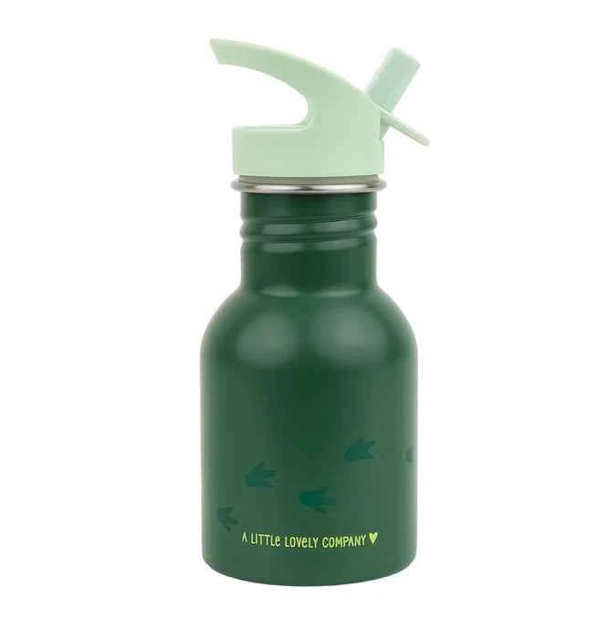 A Little Lovely Company | Small Stainless Steel Dinosaur Drink Bottle