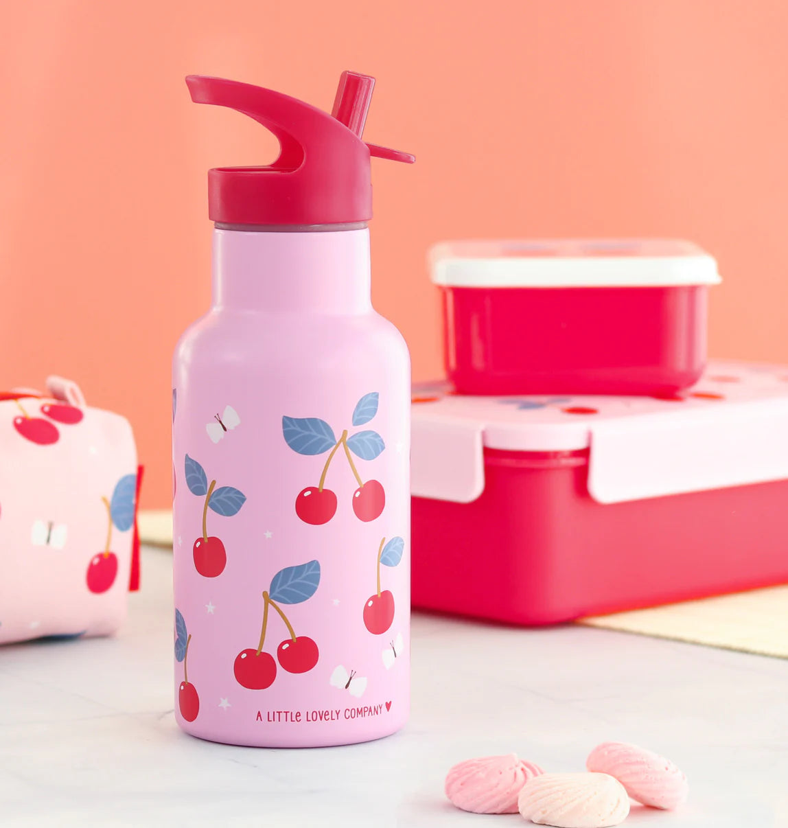 A Little Lovely Company | RVS Drinkfles Kersen