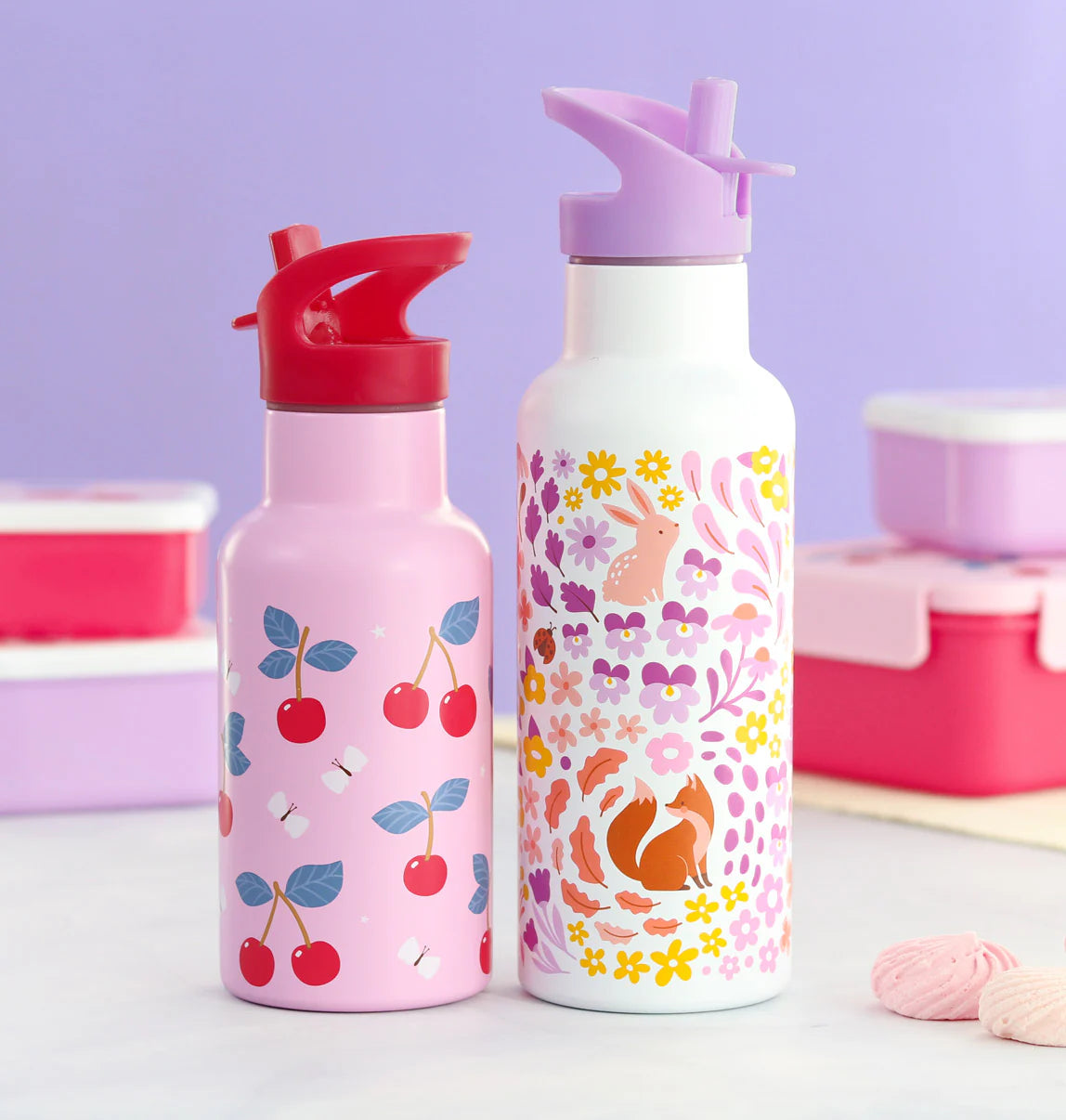 A Little Lovely Company | RVS Drinkfles Kersen