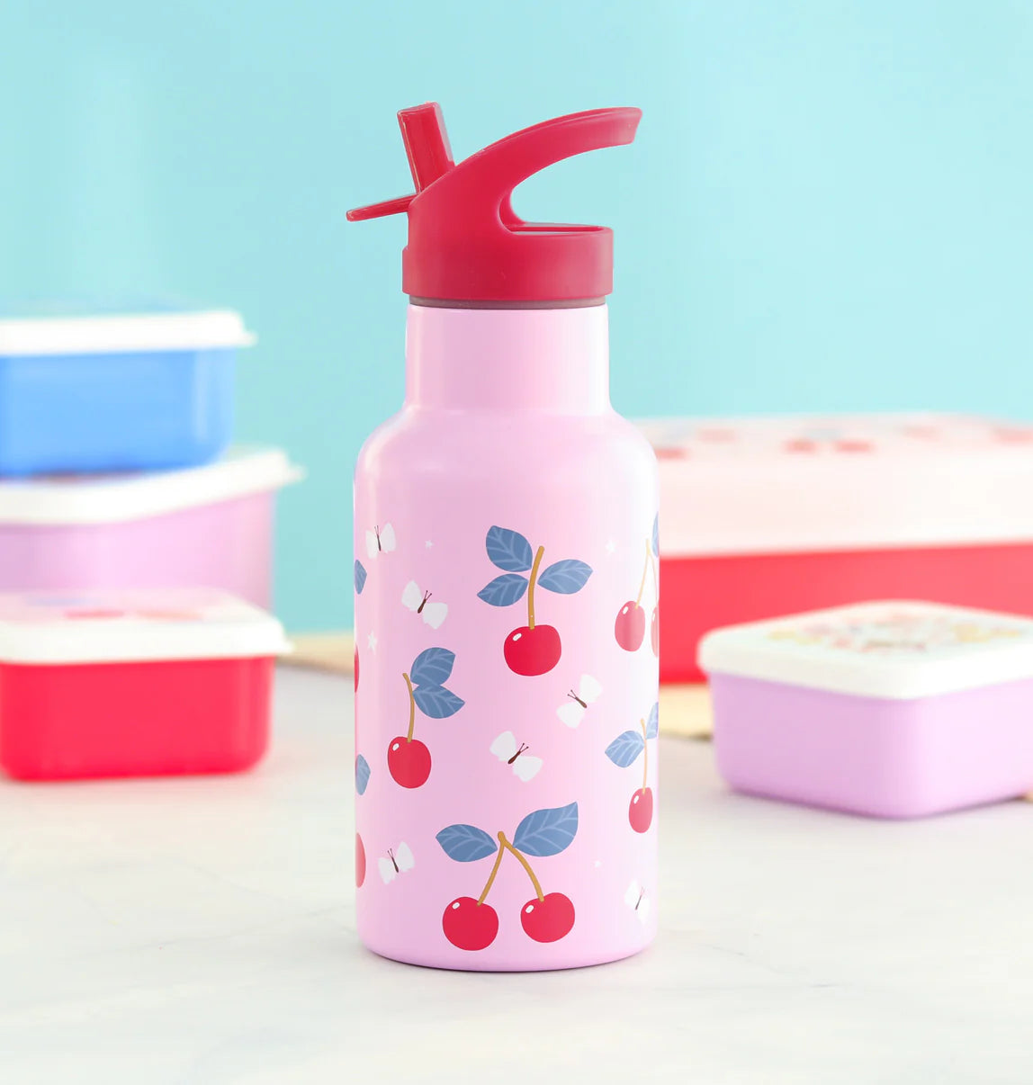 A Little Lovely Company | RVS Drinkfles Kersen