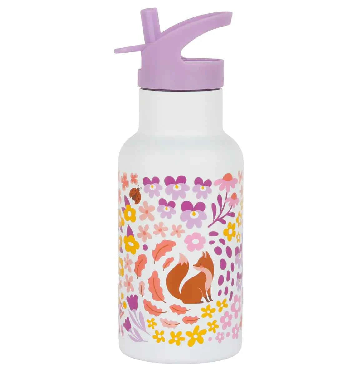 A Little Lovely Company | Stainless Steel Drink Bottle Flower Garden