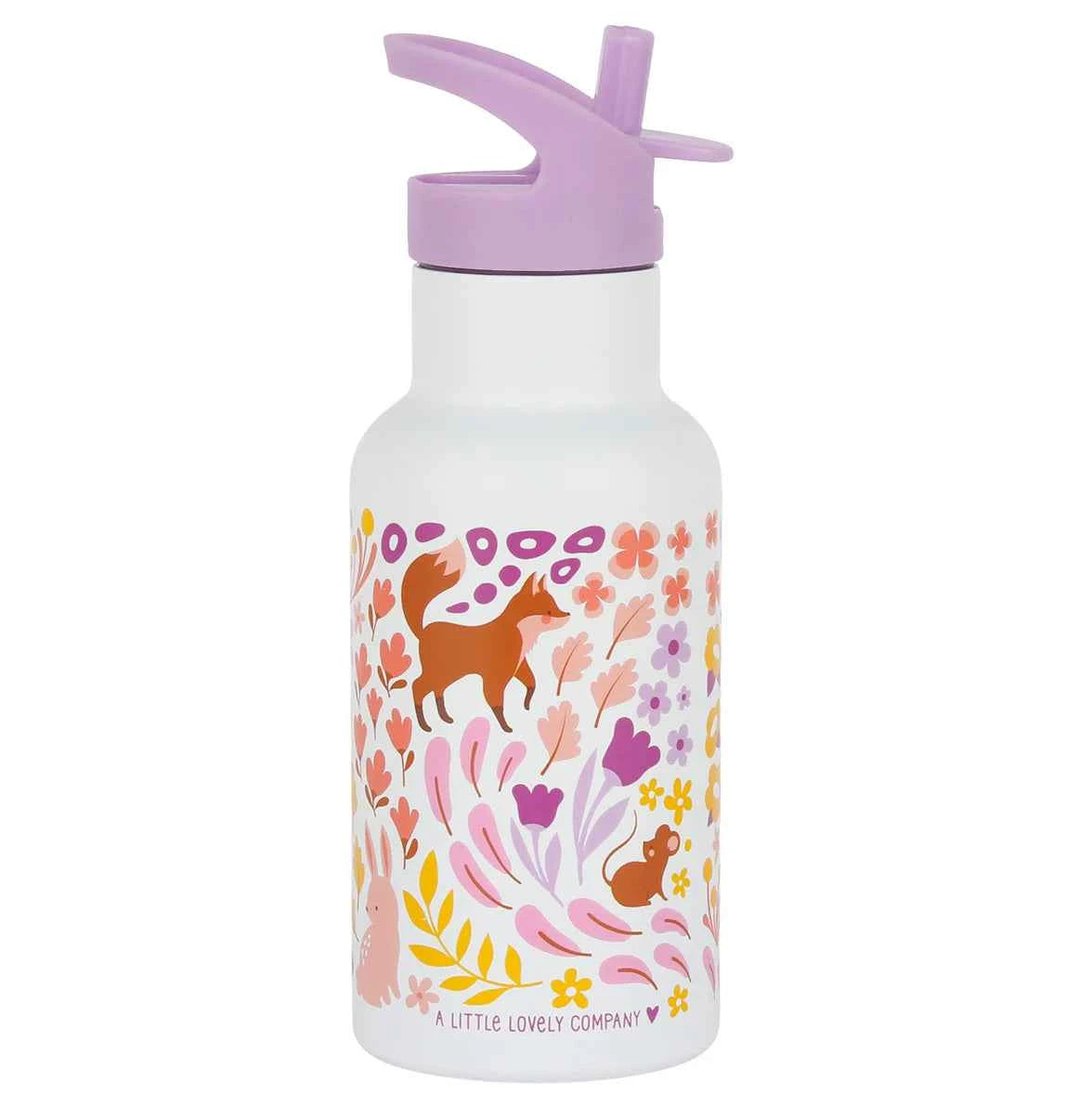 A Little Lovely Company | Stainless Steel Drink Bottle Flower Garden