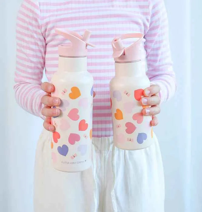 A Little Lovely Company | RVS Drinkfles Hartjes