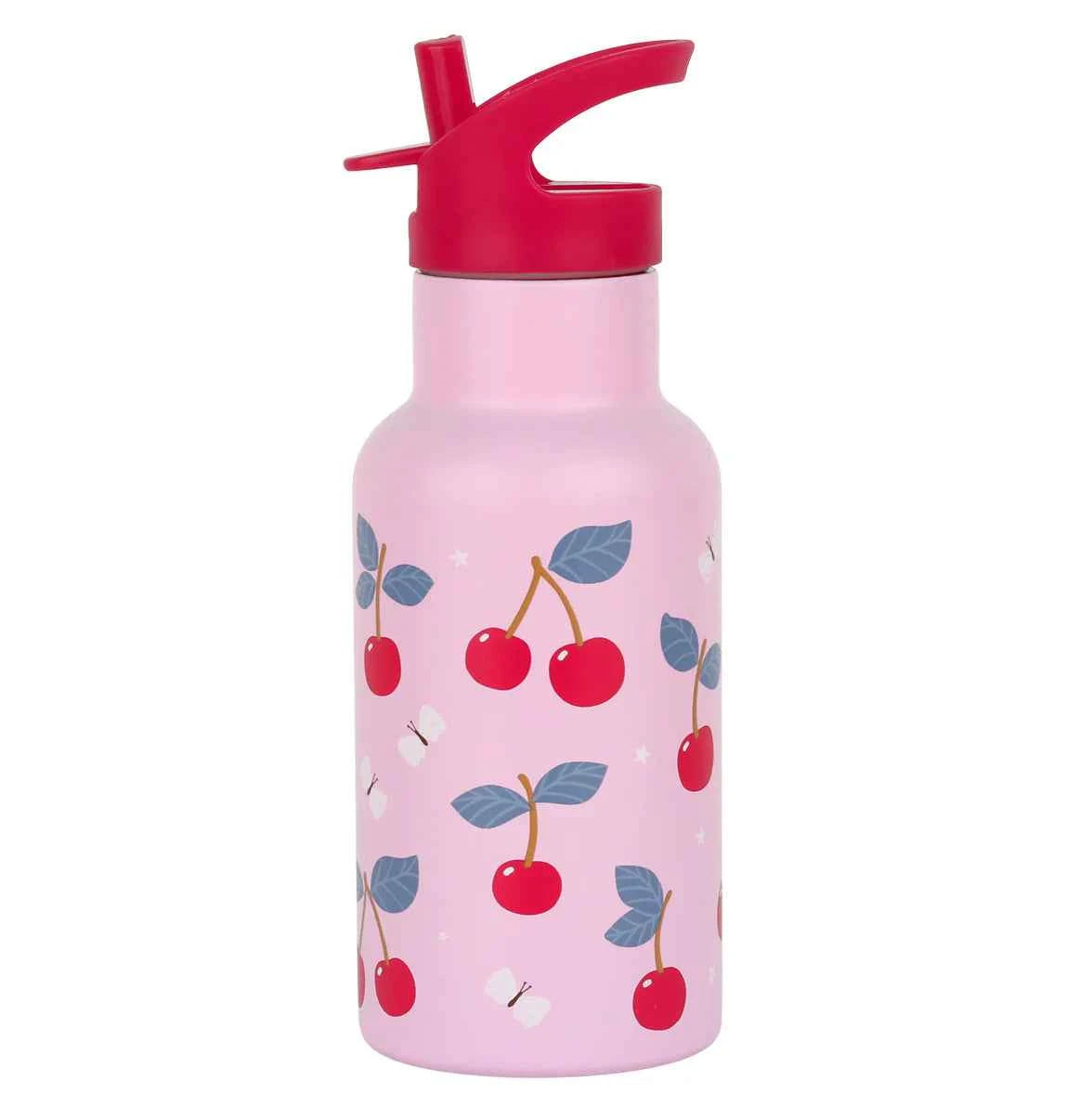 A Little Lovely Company | Bouteille de boisson en RVS Cerises