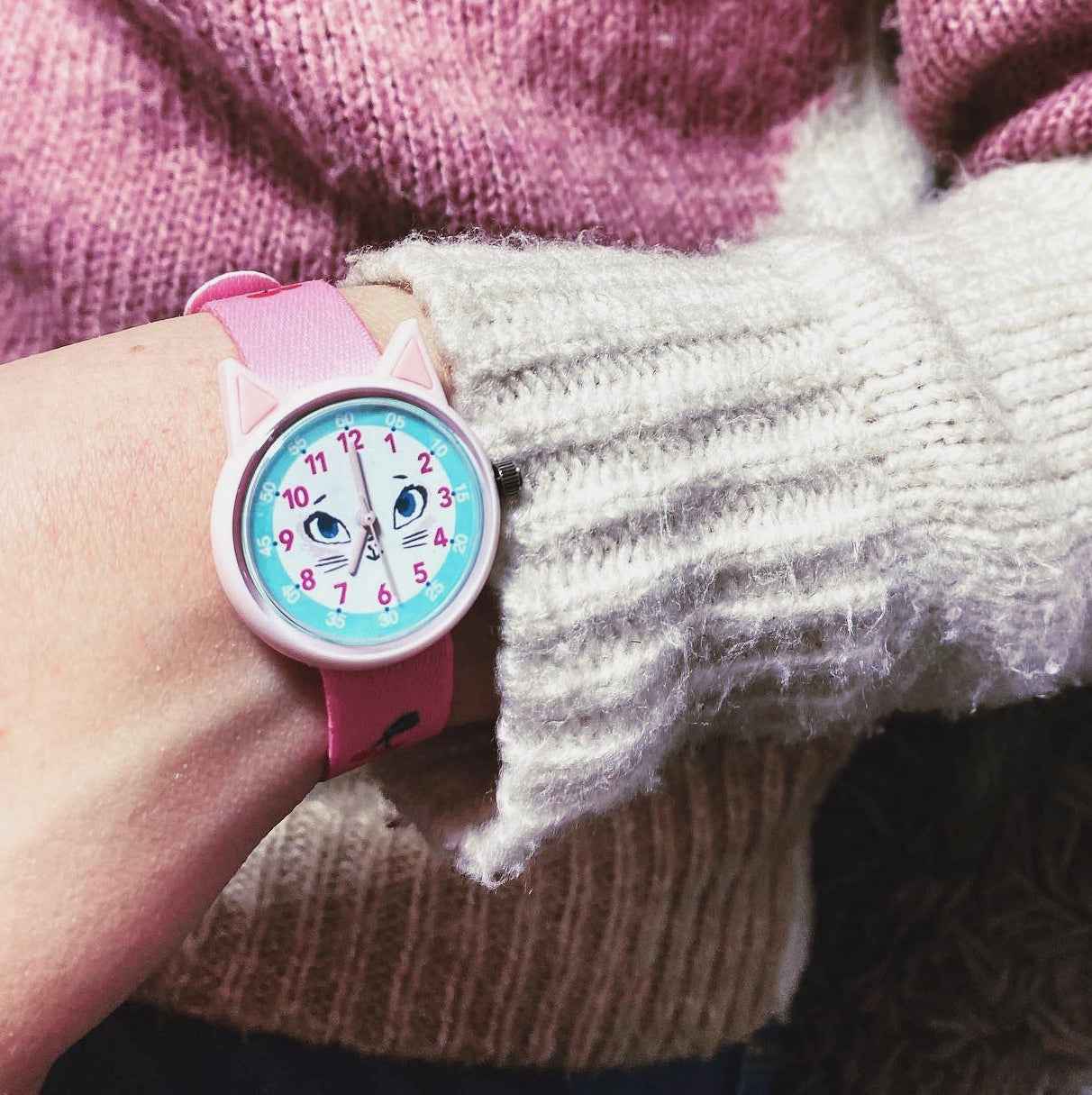 Djeco kinderhorloge poes