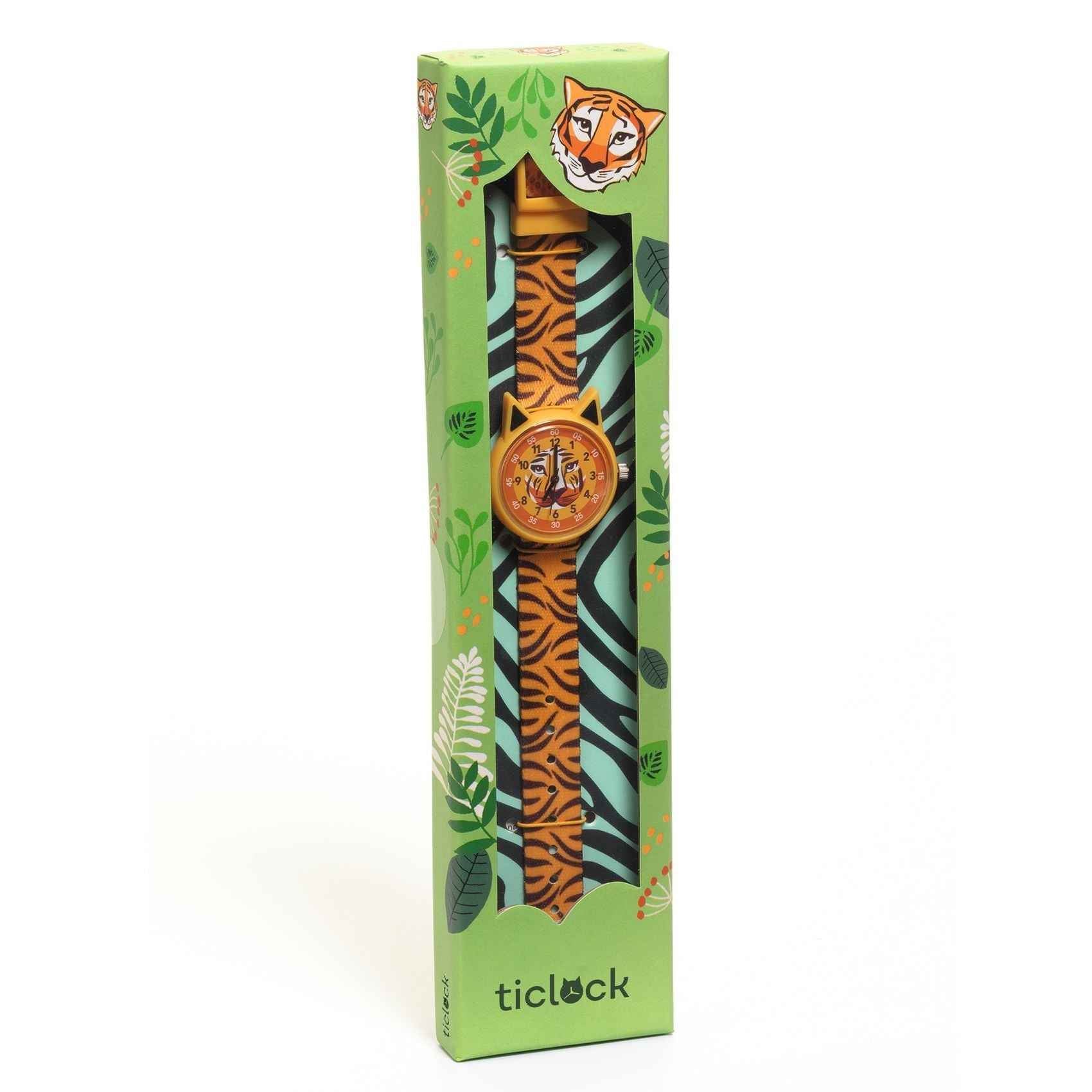 Djeco kinderhorloge tijger