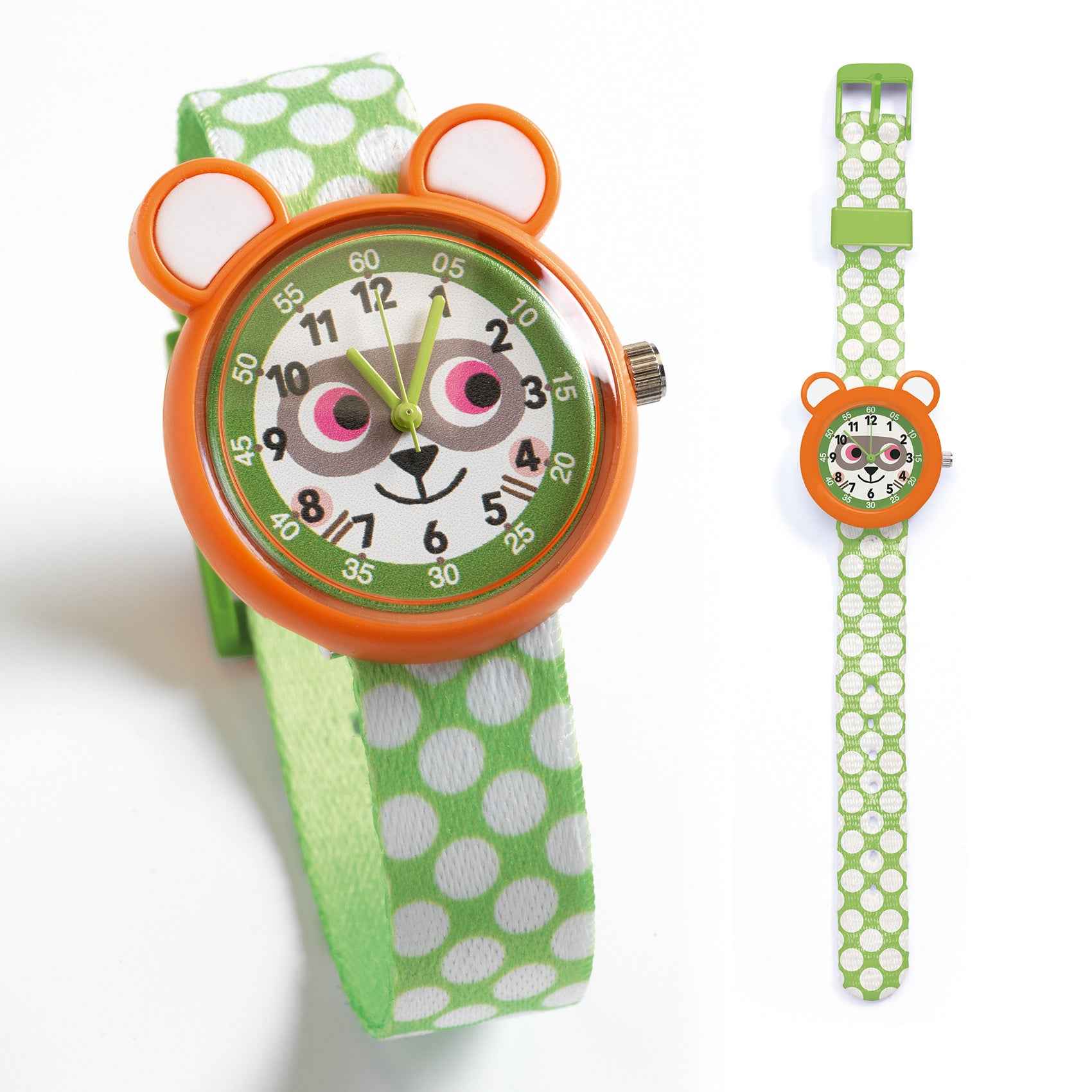 Djeco Kinder Horloge Raccoon