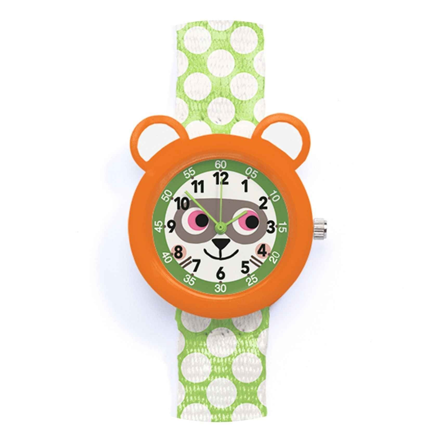 Djeco Kinder Horloge Raccoon