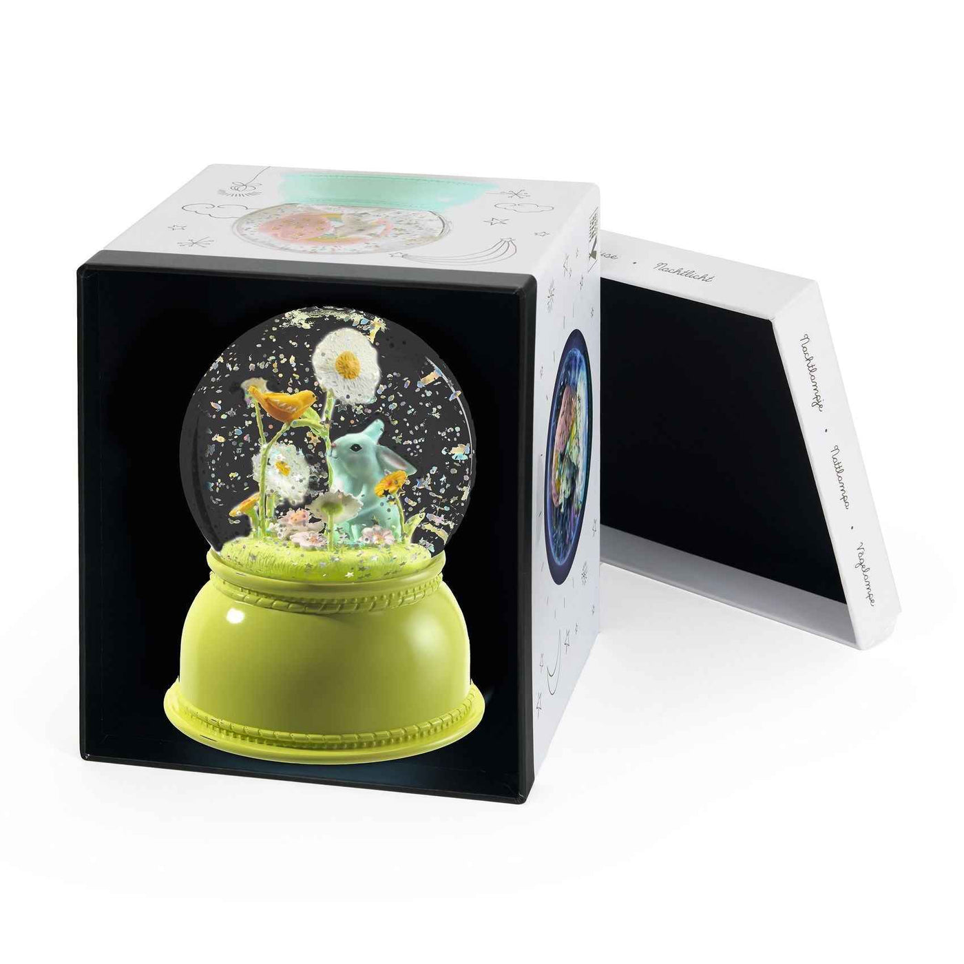 Djeco | Rabbit Snow Globe Night Light