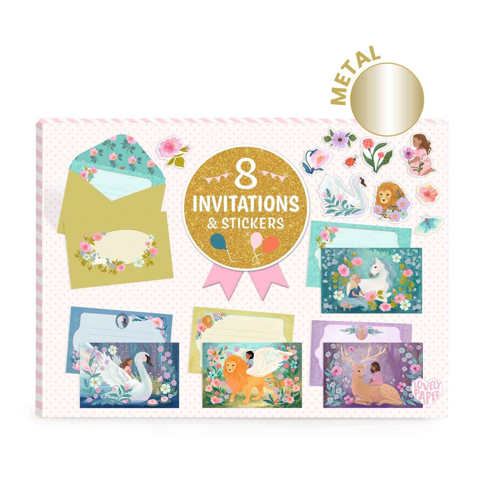 Djeco | Beautiful Creatures Correspondence Box - FSC MIX