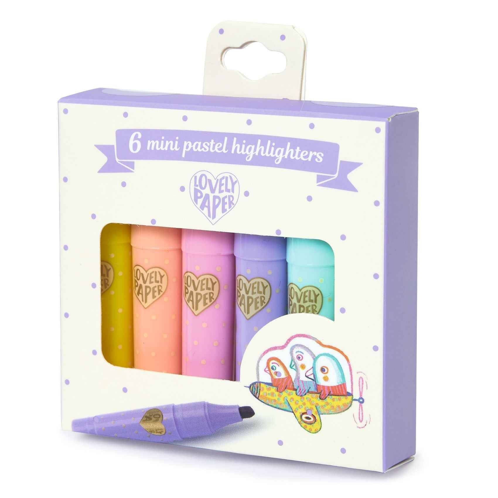 Djeco mini pastel markeerstiften 6st
