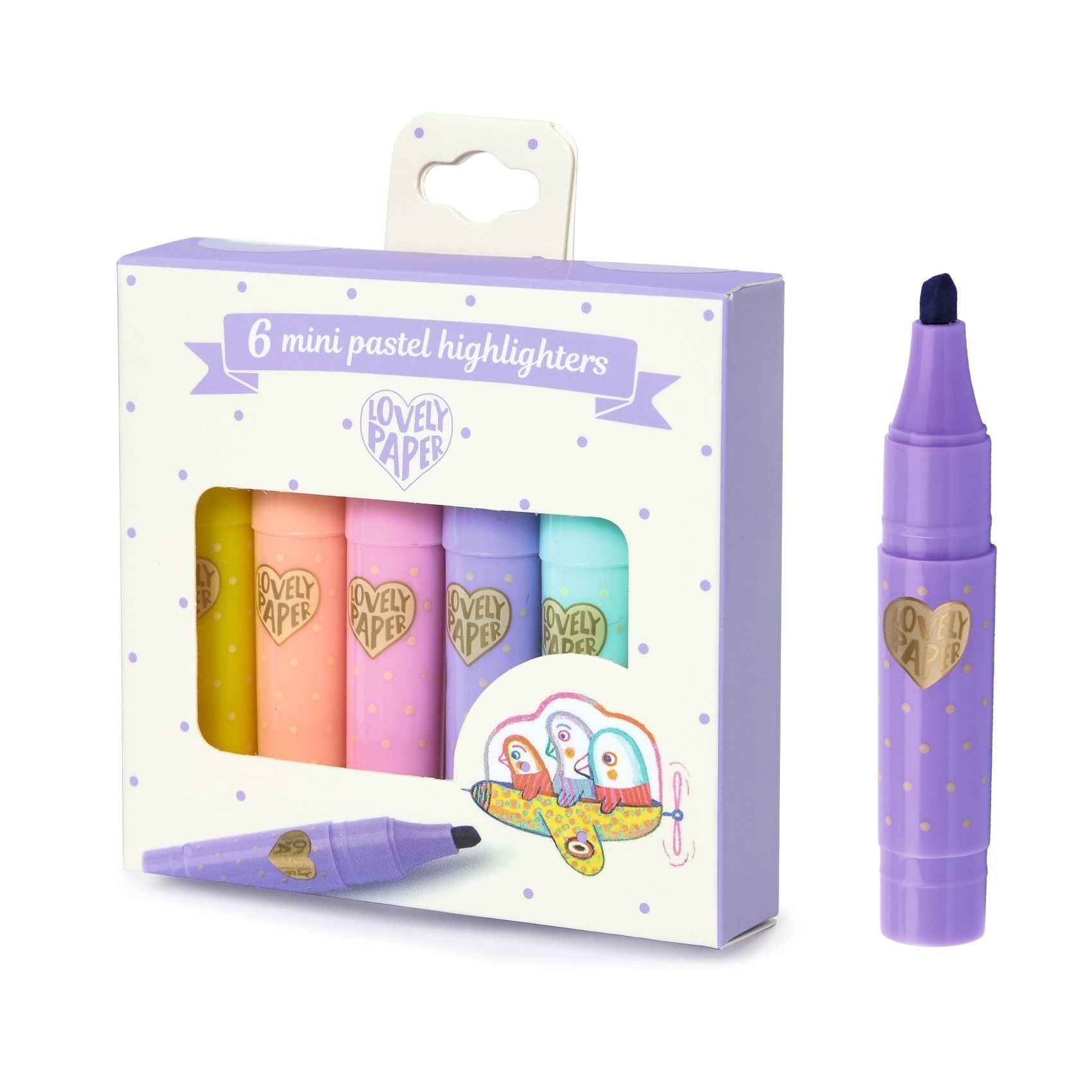 Djeco mini pastel markeerstiften 6st