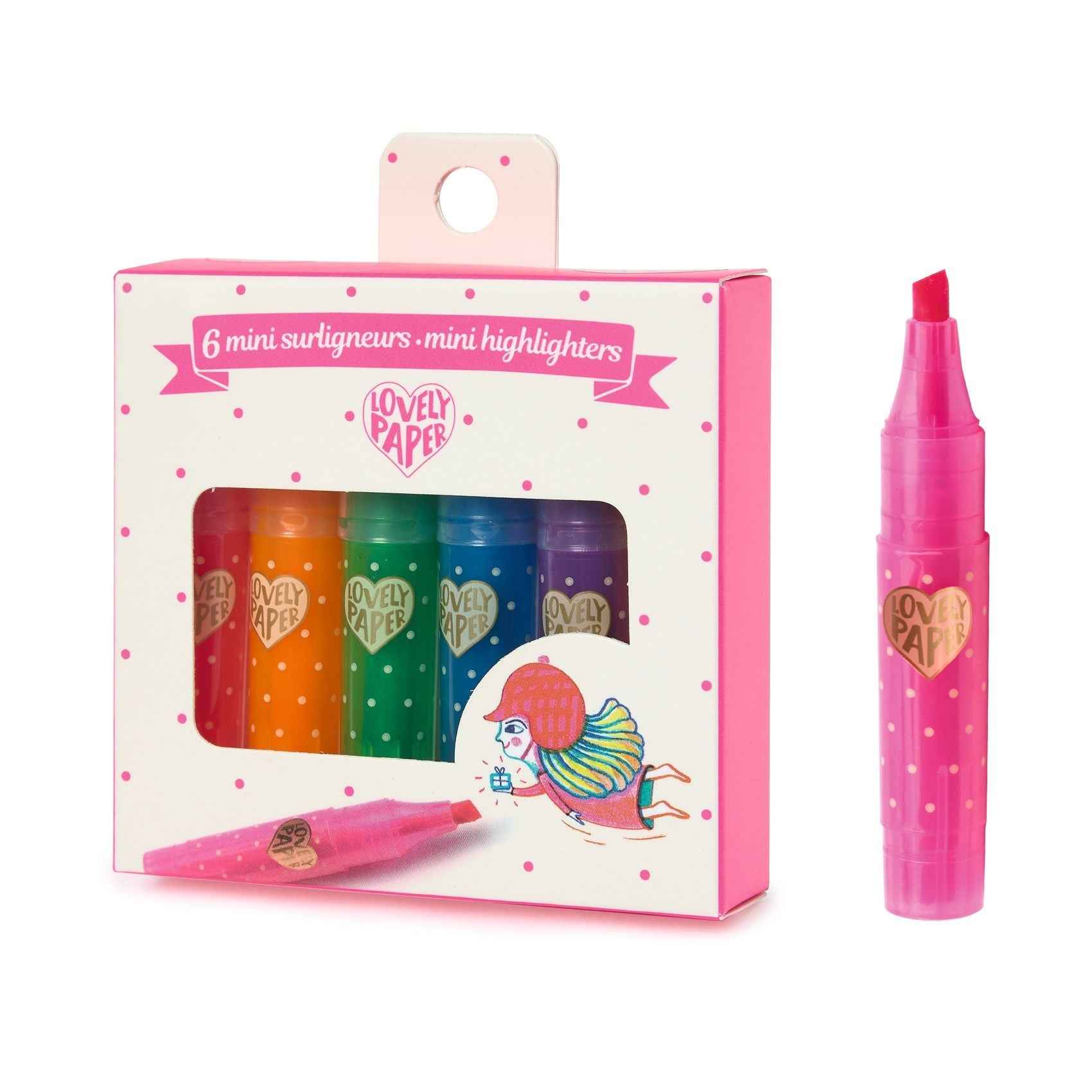 Djeco mini felt-tip pens, set of 6