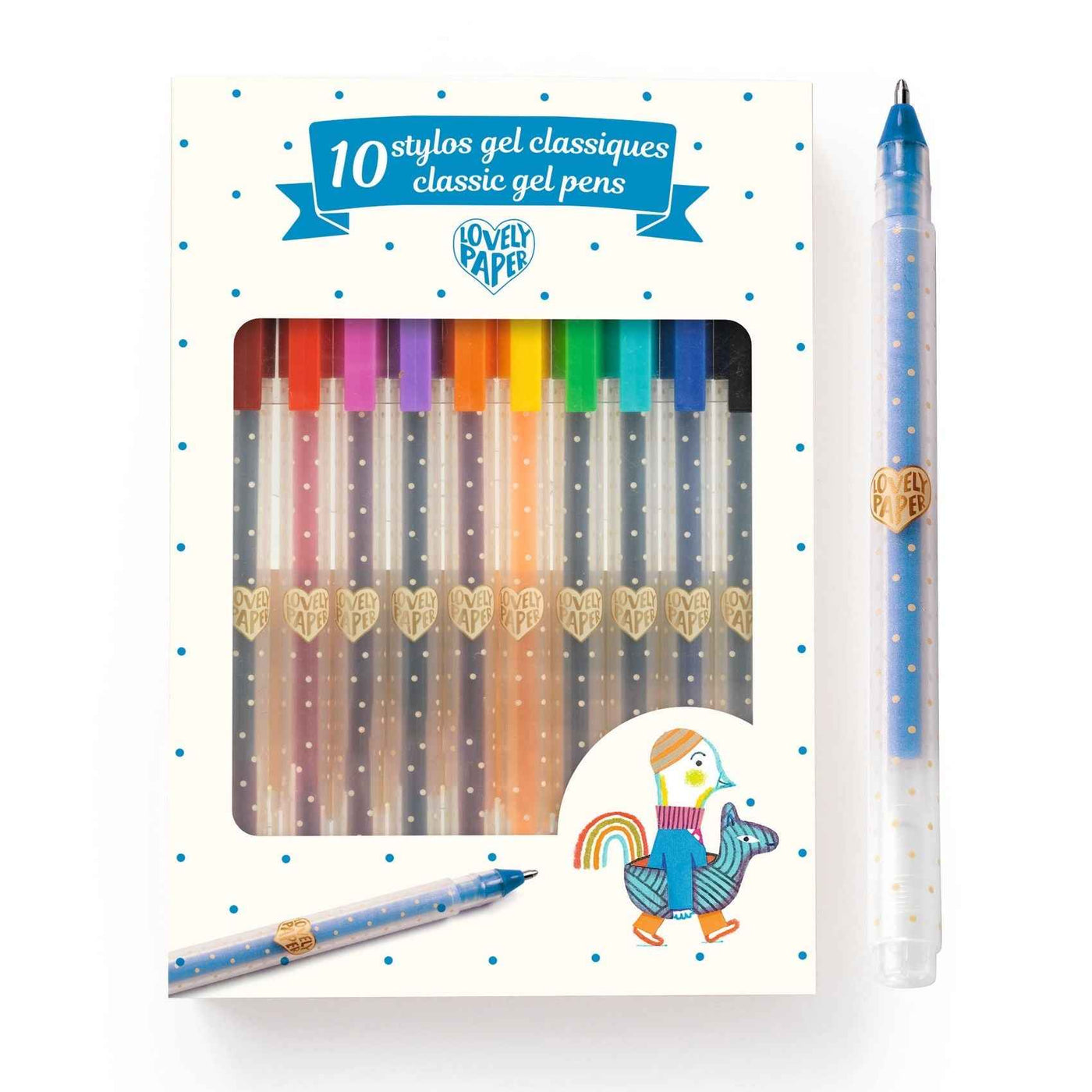 Djeco 10-piece gel pen set