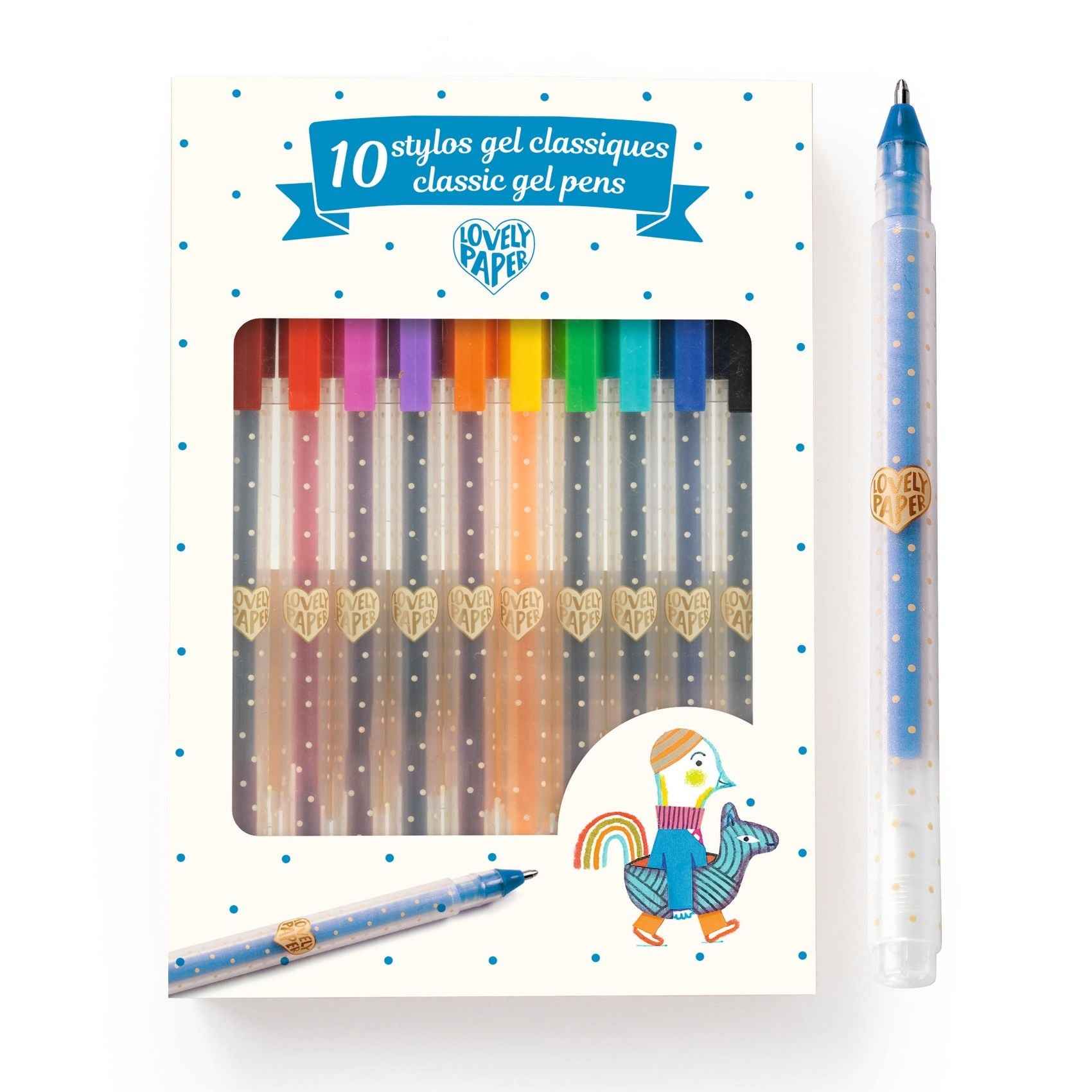 Djeco 10-piece gel pen set