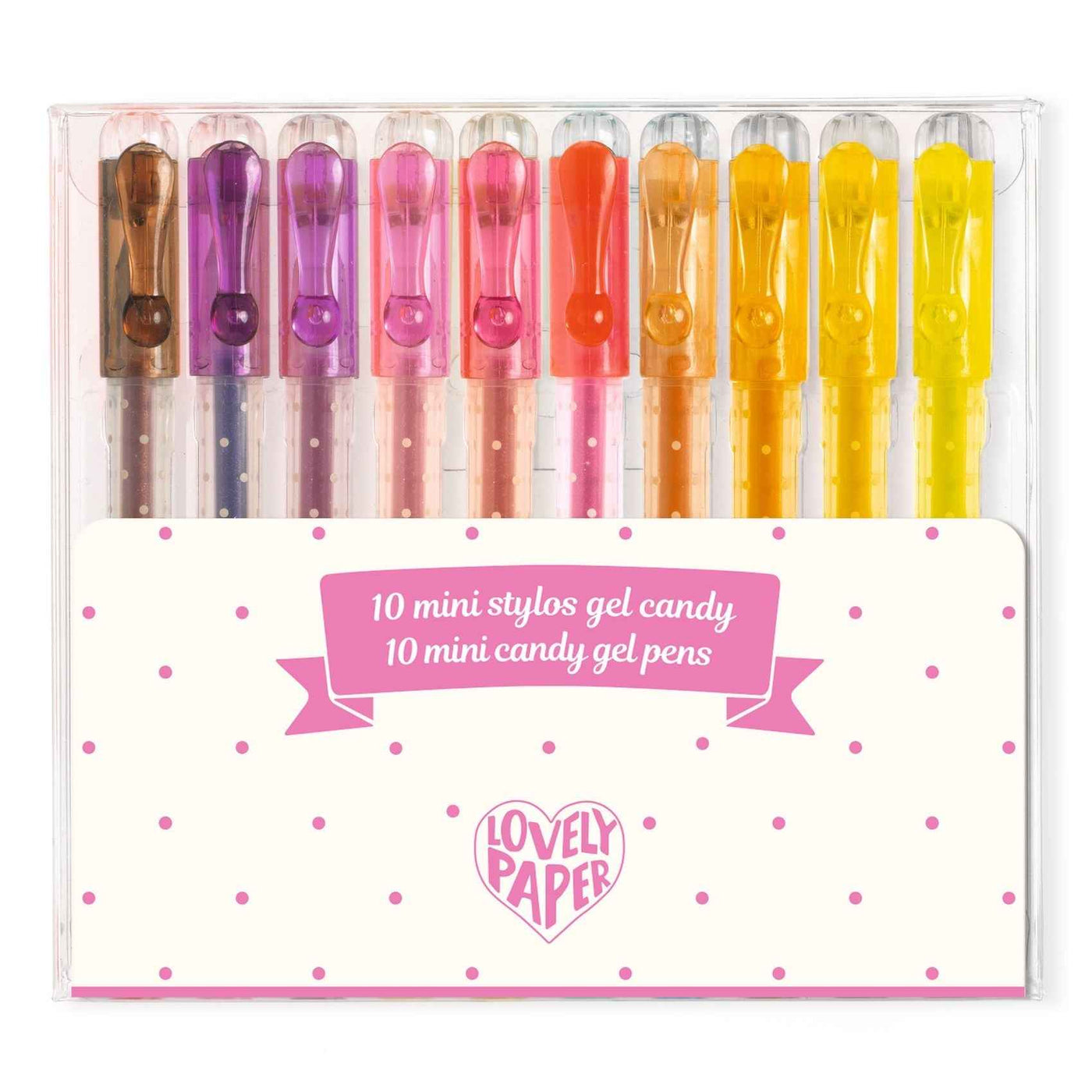 Djeco mini gel pens 10-piece Candy set