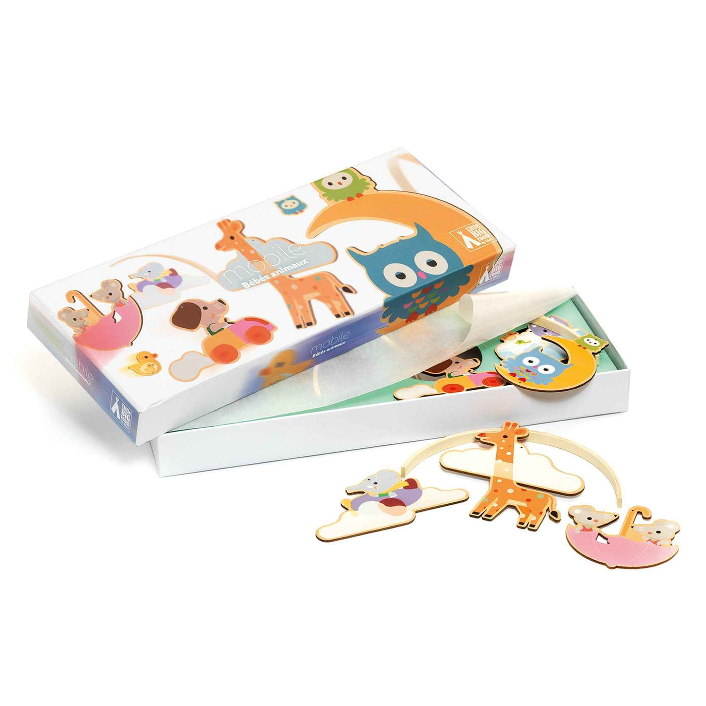 Djeco baby animal mobile