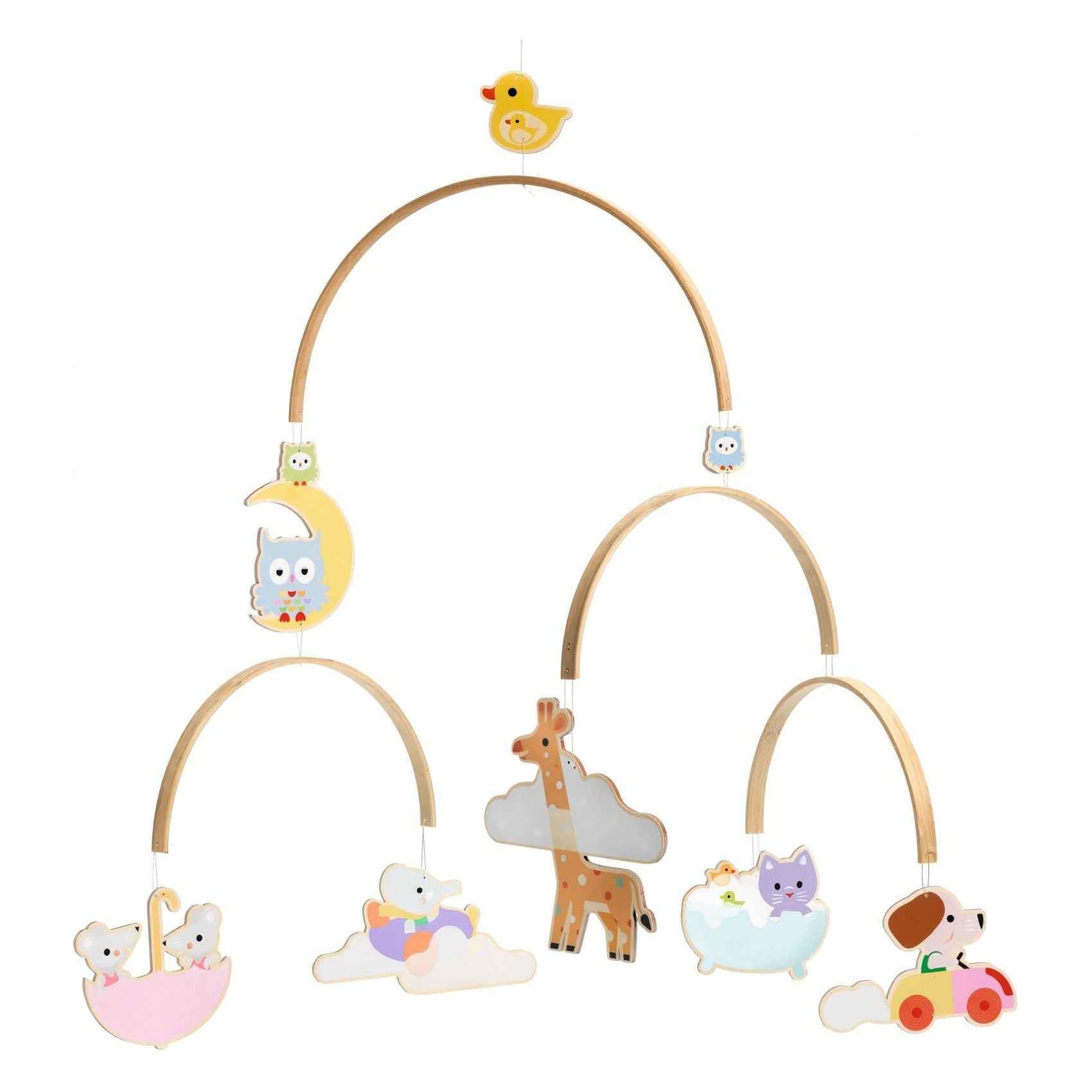 Djeco baby animal mobile
