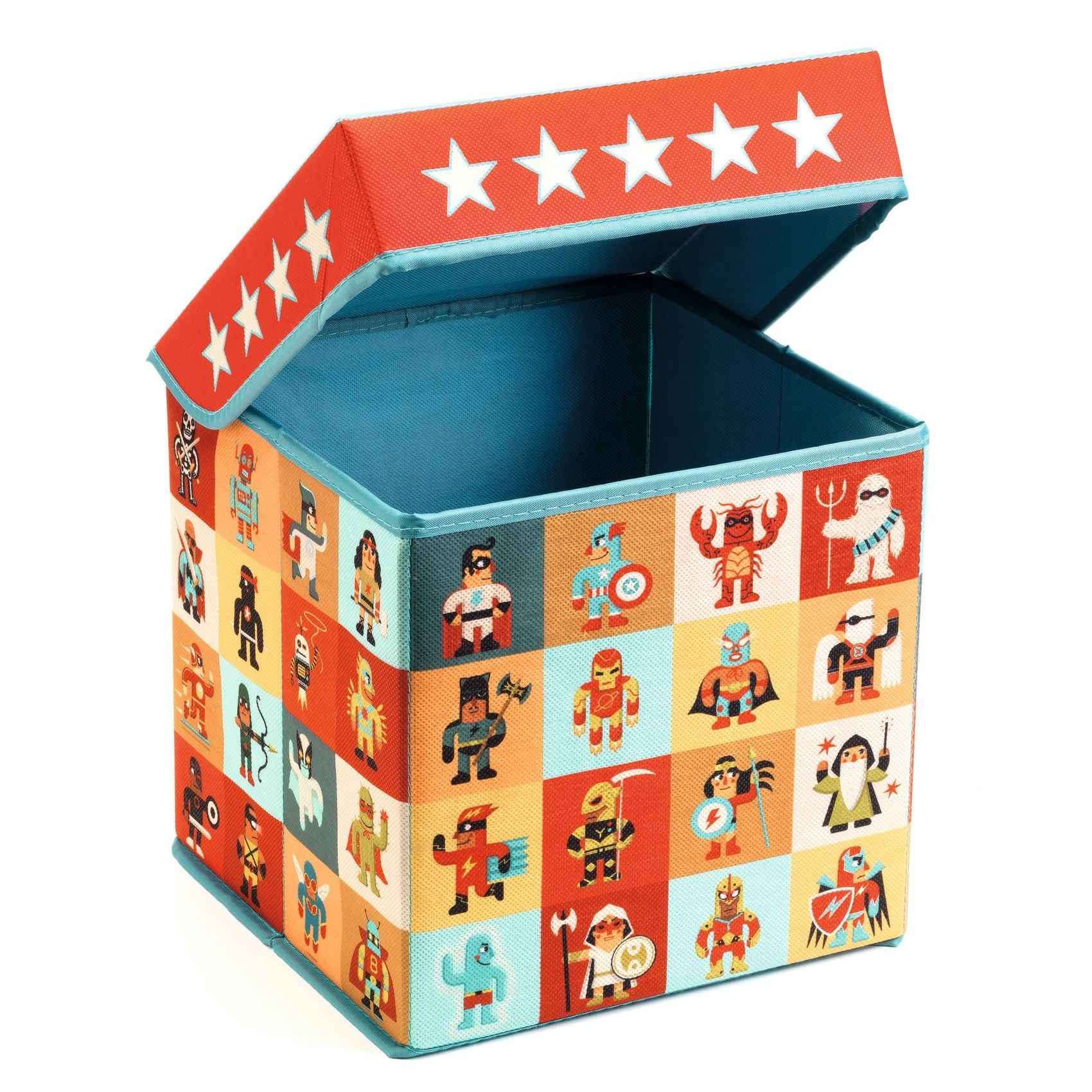 Djeco | Sit-On Toy Box - Stars