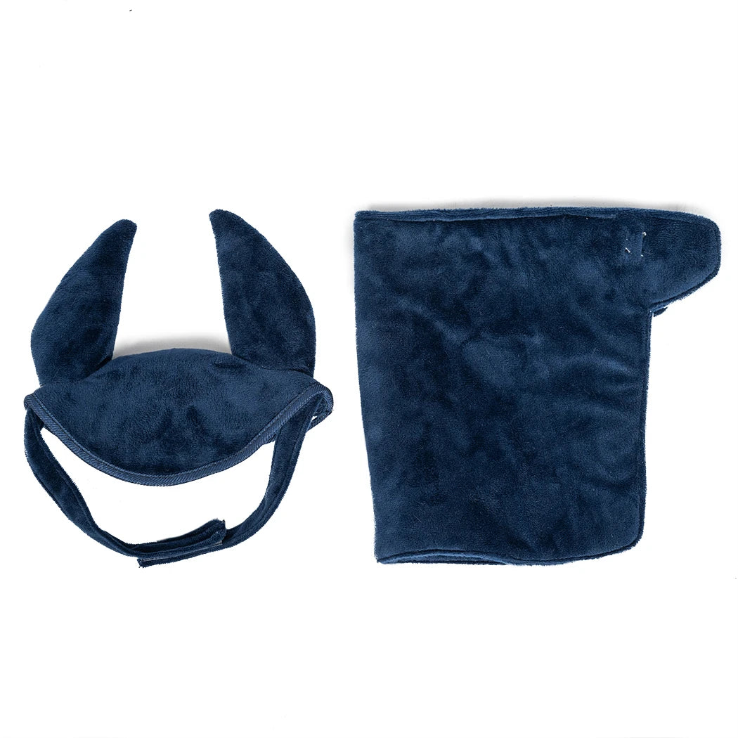 By Astrup | deken en mutsje blauw velours