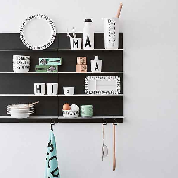 Design Letters - A-Z melamine mug - AJ Vintage ABC - Arne Jacobsen